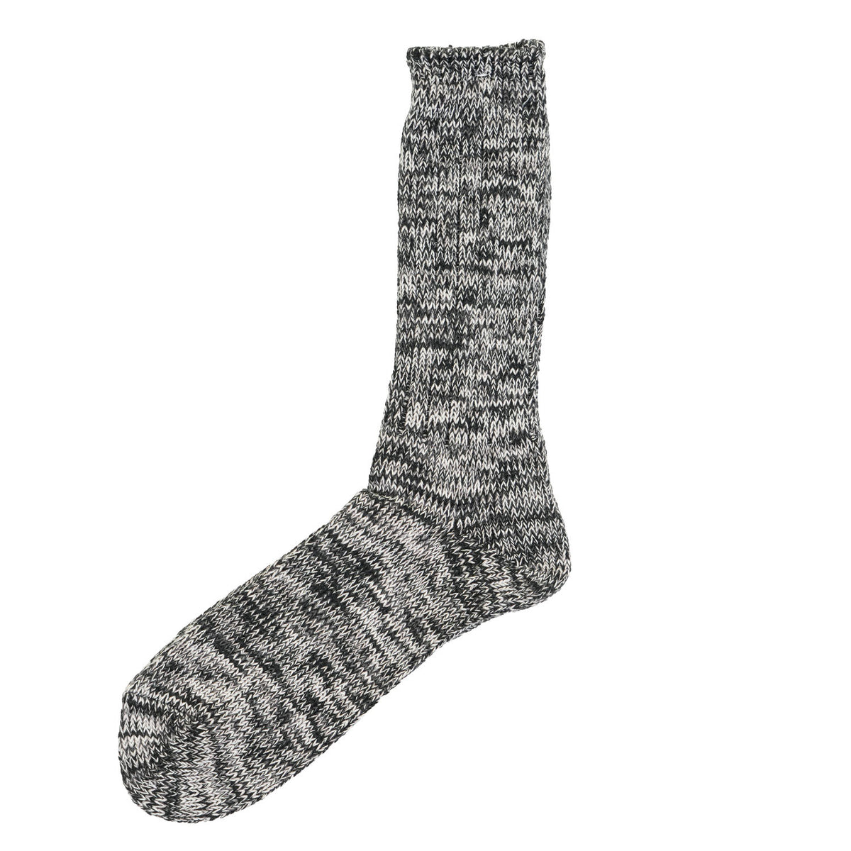 5 Colour Mix Crew Sock Black
