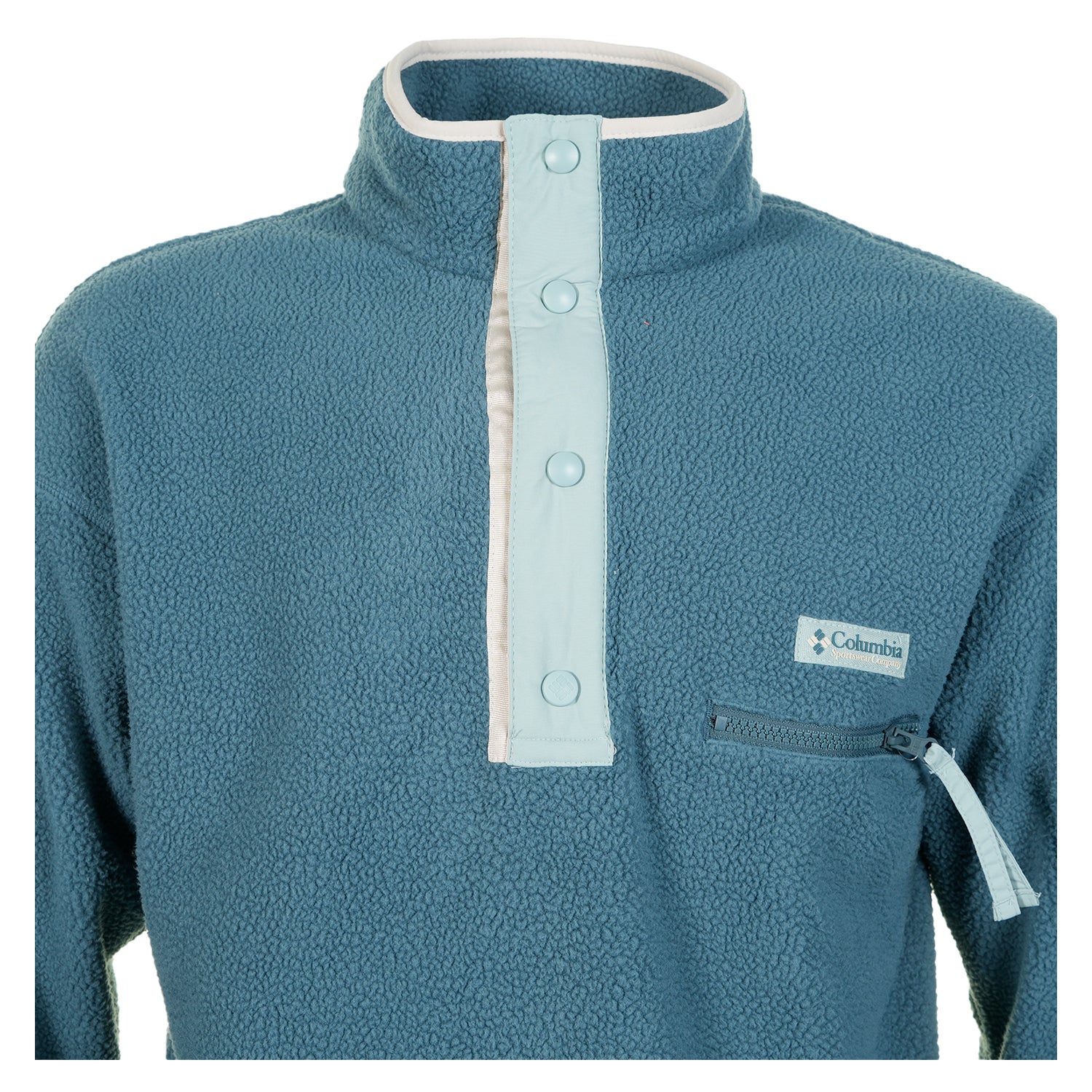 Helvetia 2 Printed Half Snap Fleece Everblue