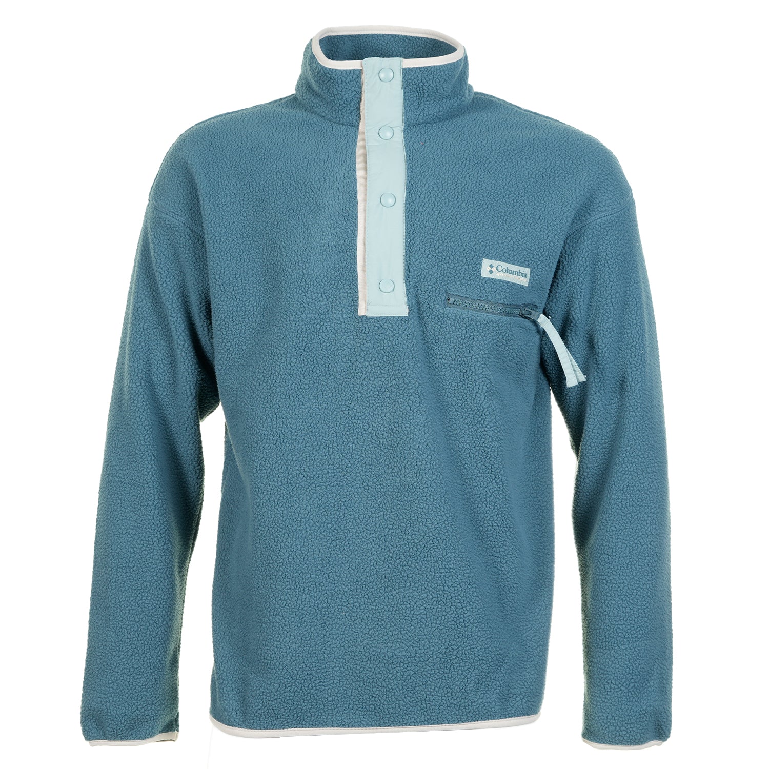 Helvetia 2 Printed Half Snap Fleece Everblue
