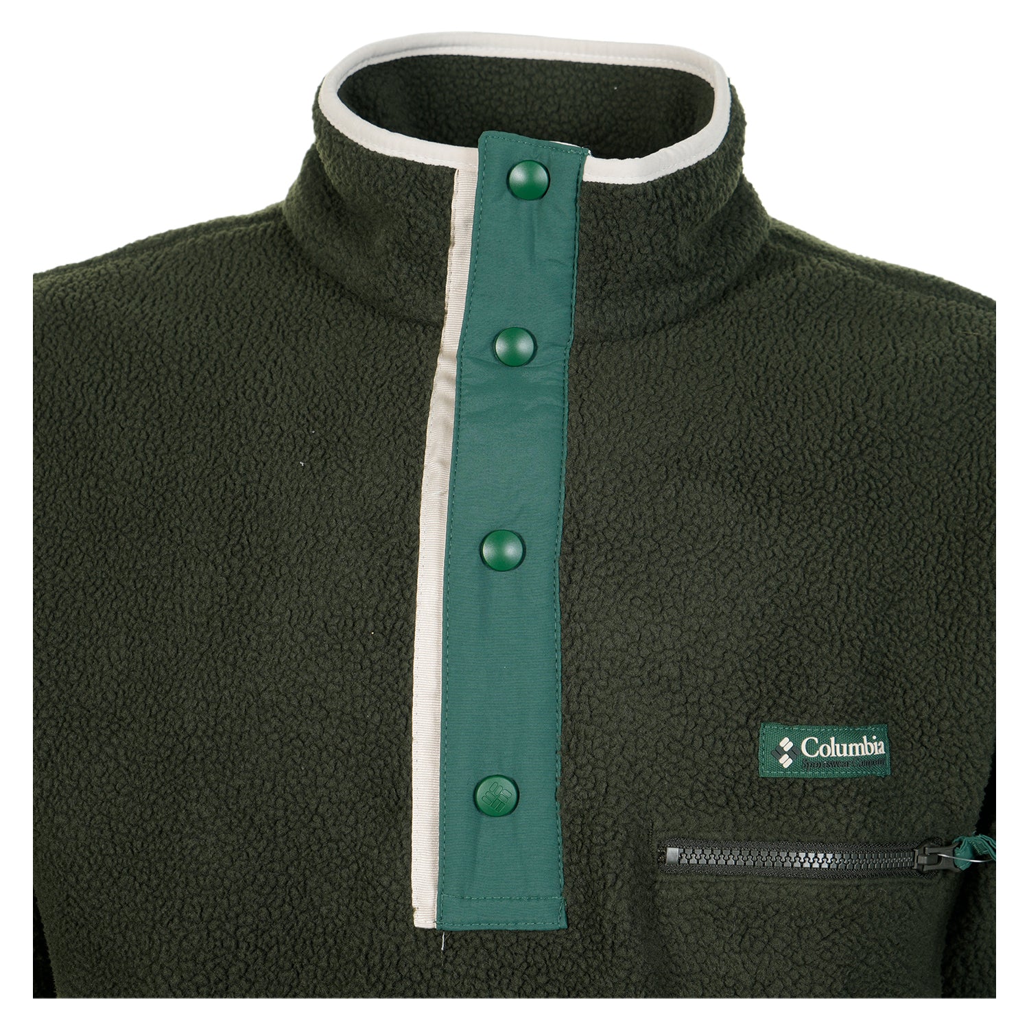 Helvetia 2 Half Snap Fleece Greenscape