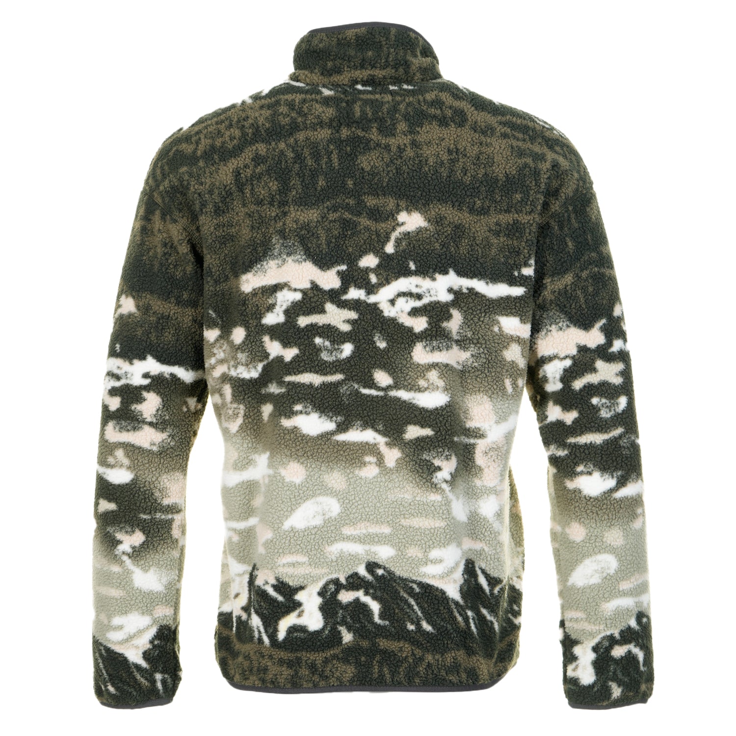 Helvetia 2 Printed Half Snap Fleece Safari
