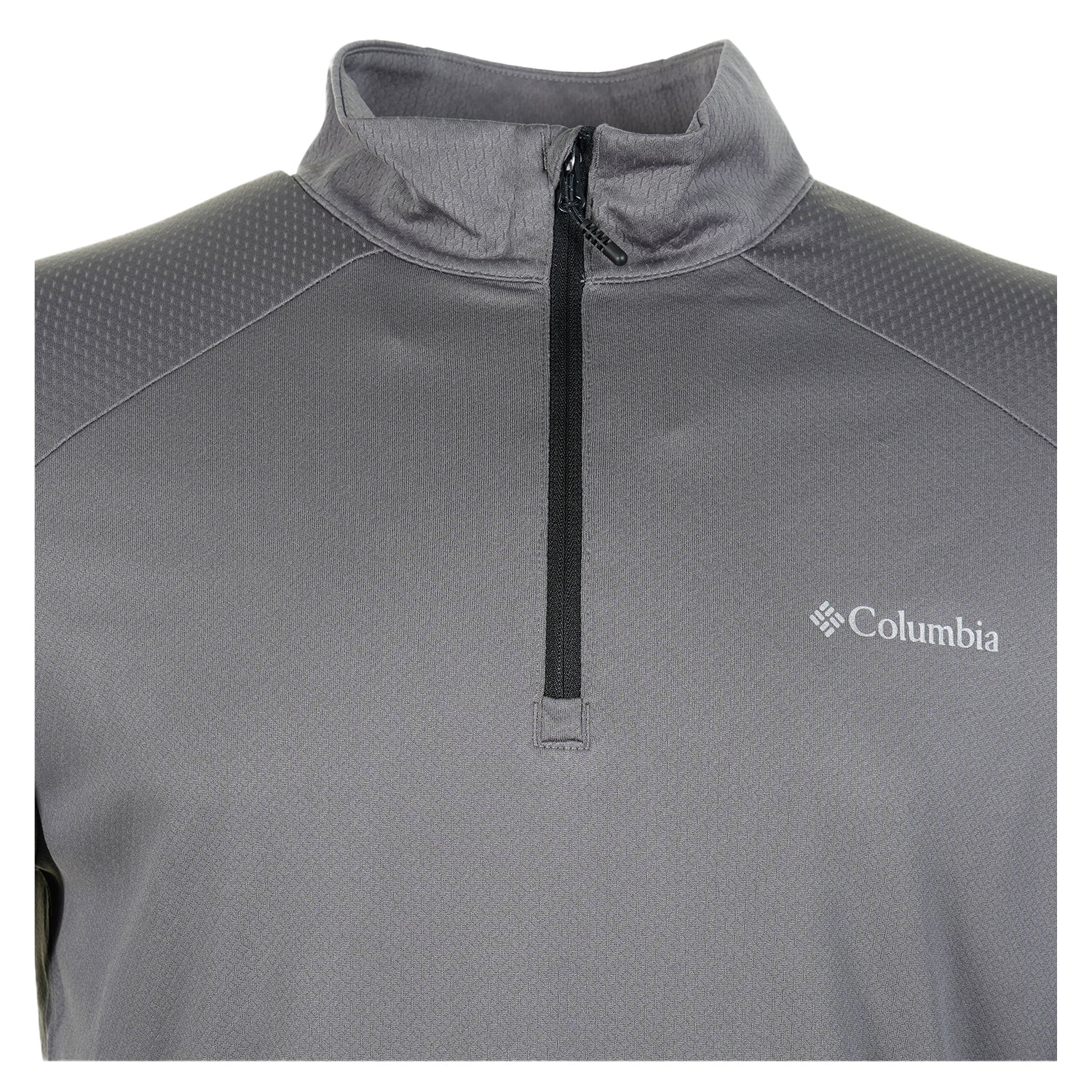 Long Sleeve Tech Knit 1/4 Zip City Grey Black