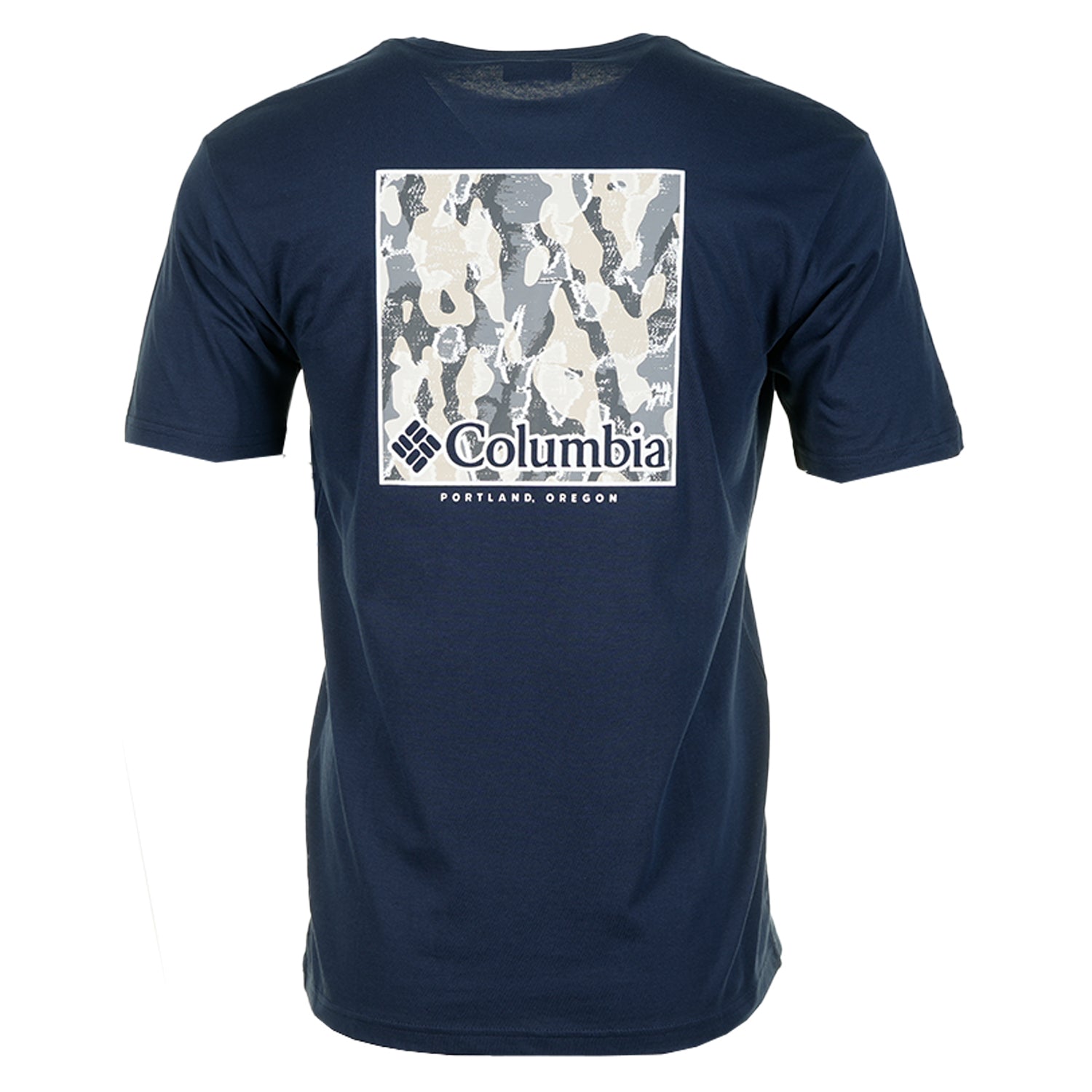 Short Sleeve North Cascades Tee Collegiate Navy Framed