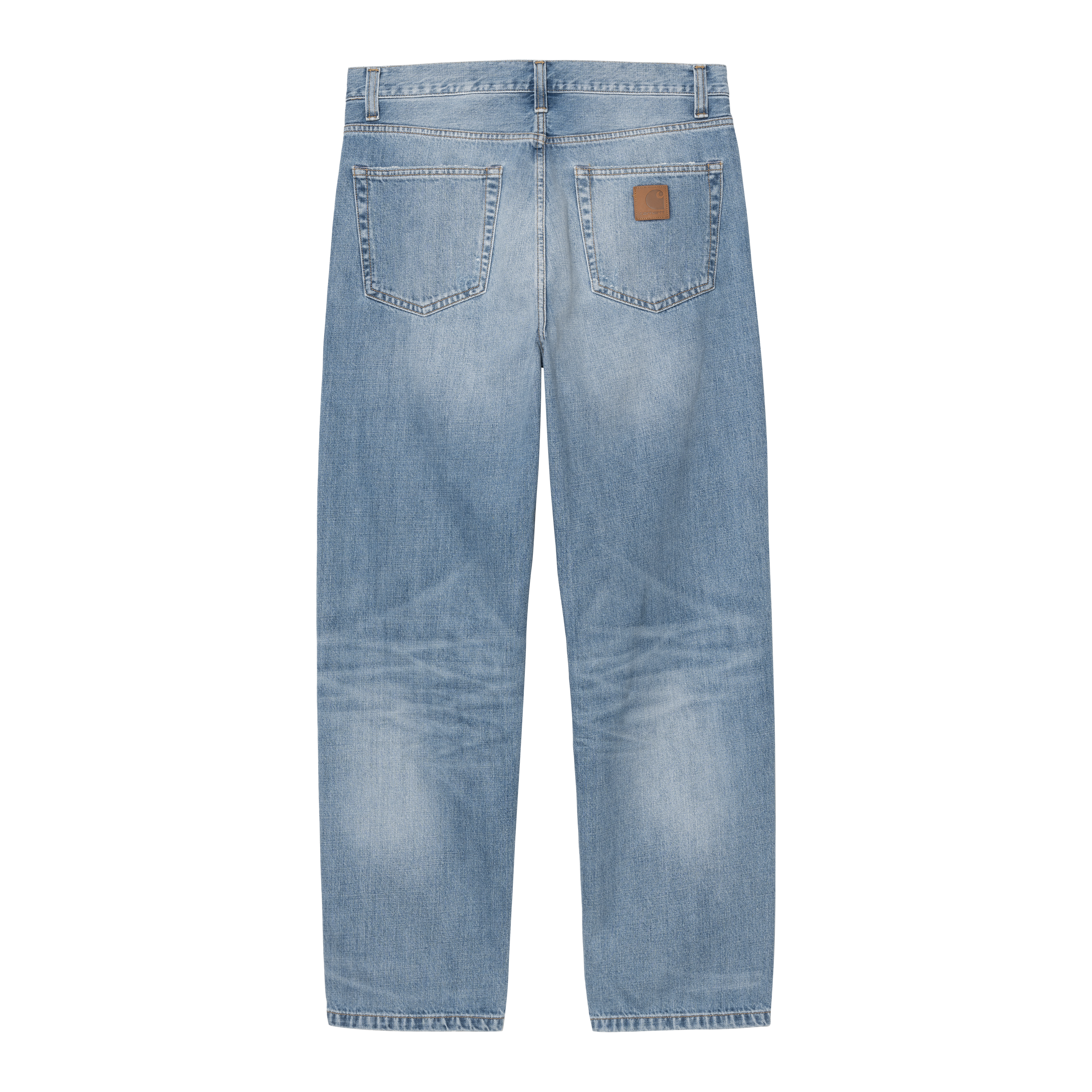 Carhartt WIP Aaron Pant Camano Denim Blue Burst Washed