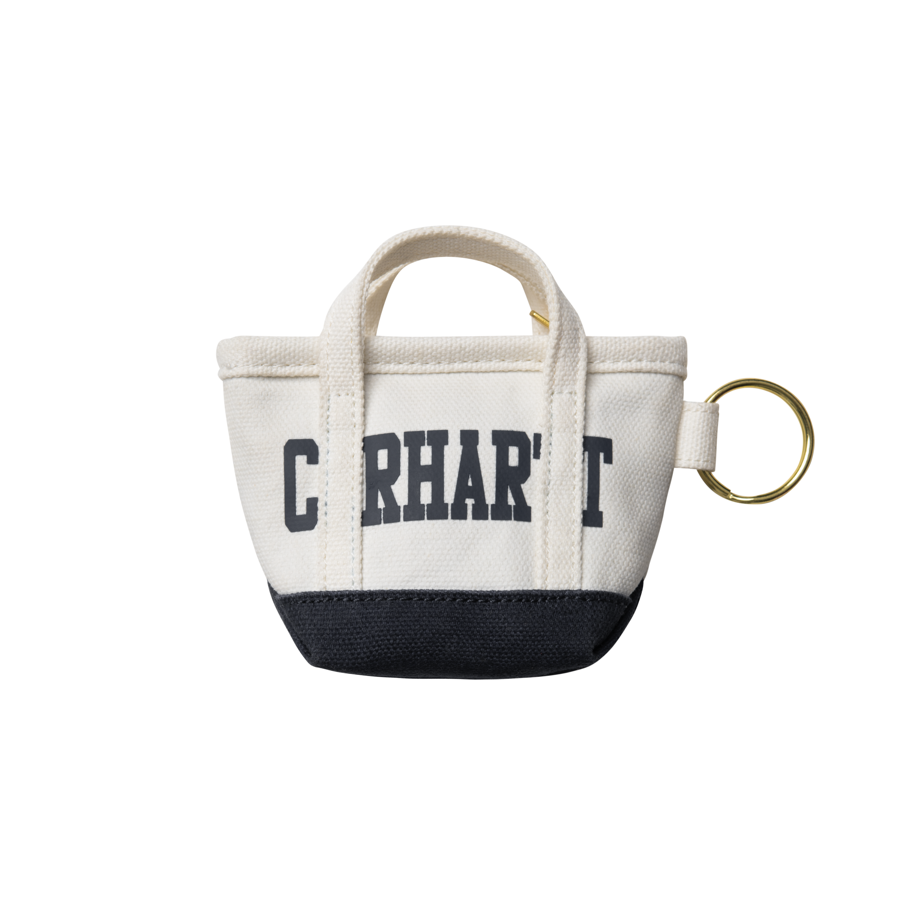 Tote Bag Keychain Natural Blue