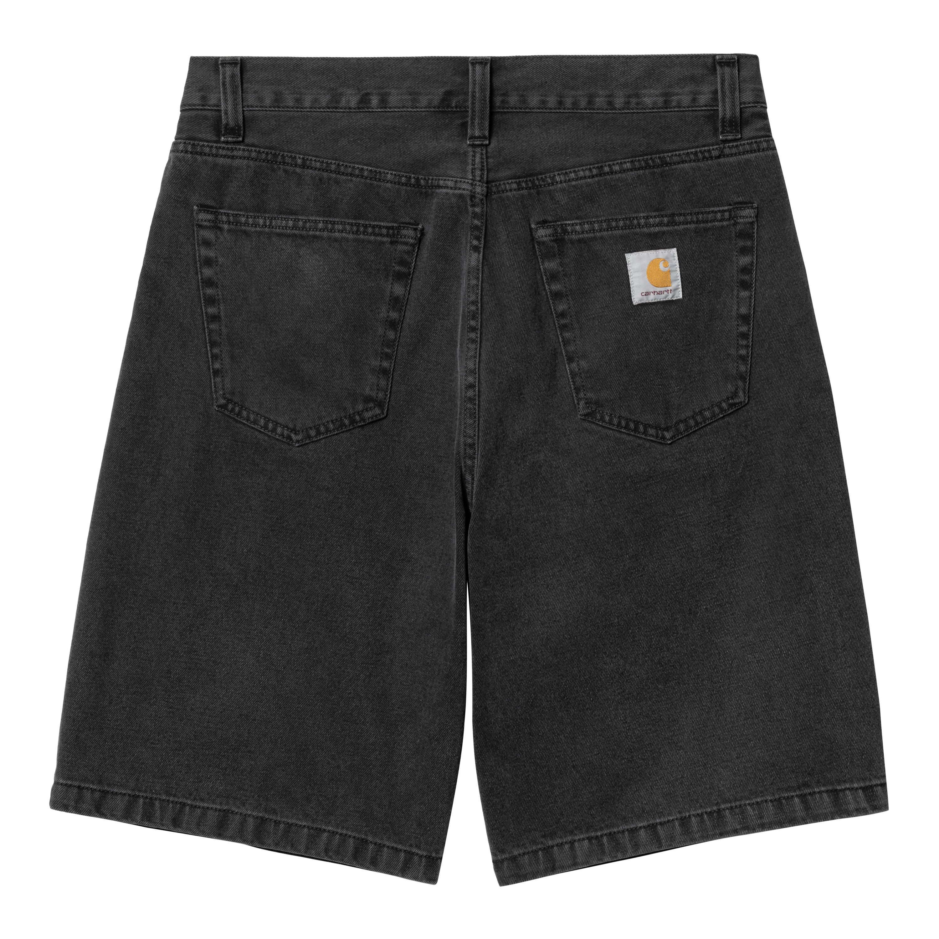 Landon Denim Shorts Black Stone Washed