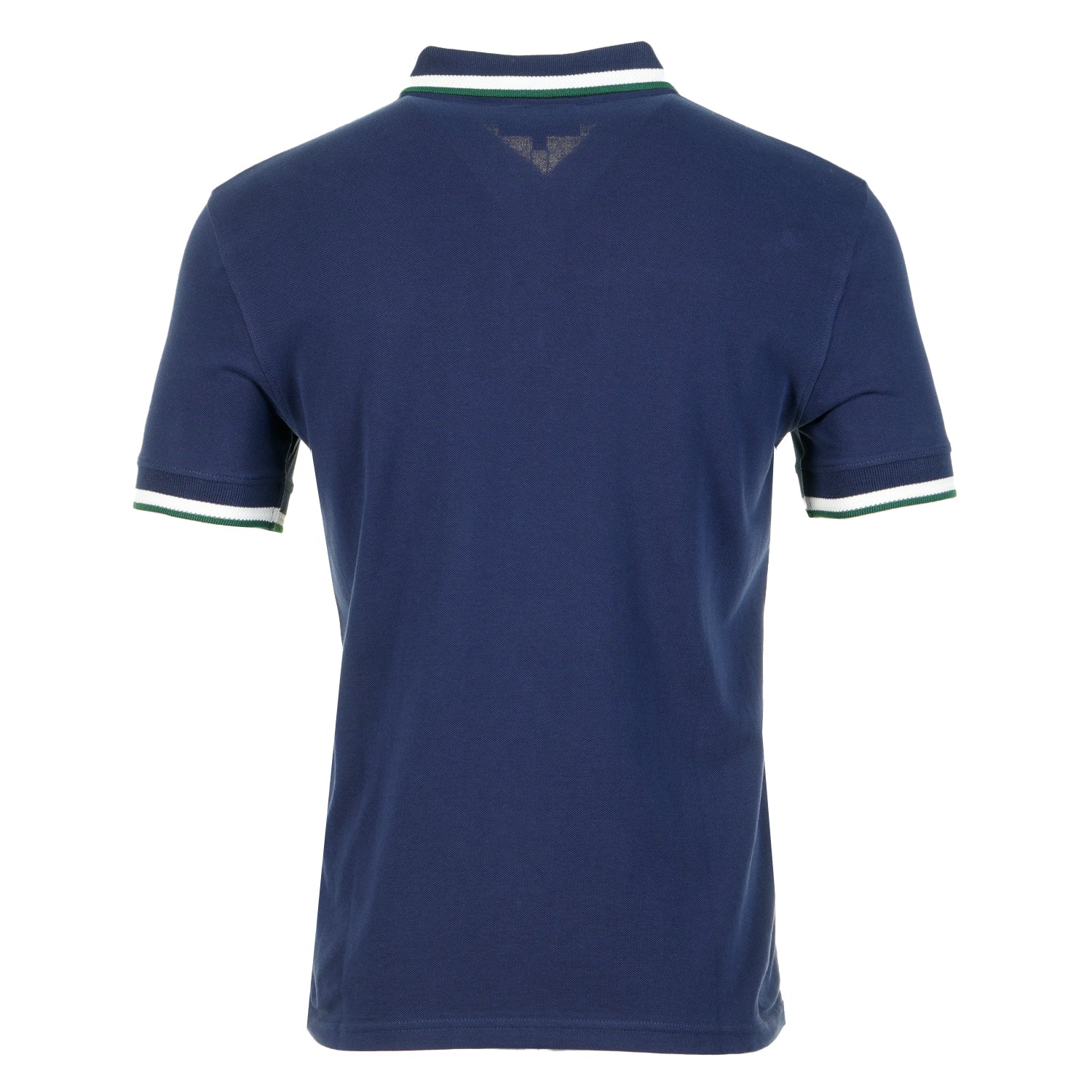 Short Sleeve Nanto Zip Polo Shirt Maritime Blue