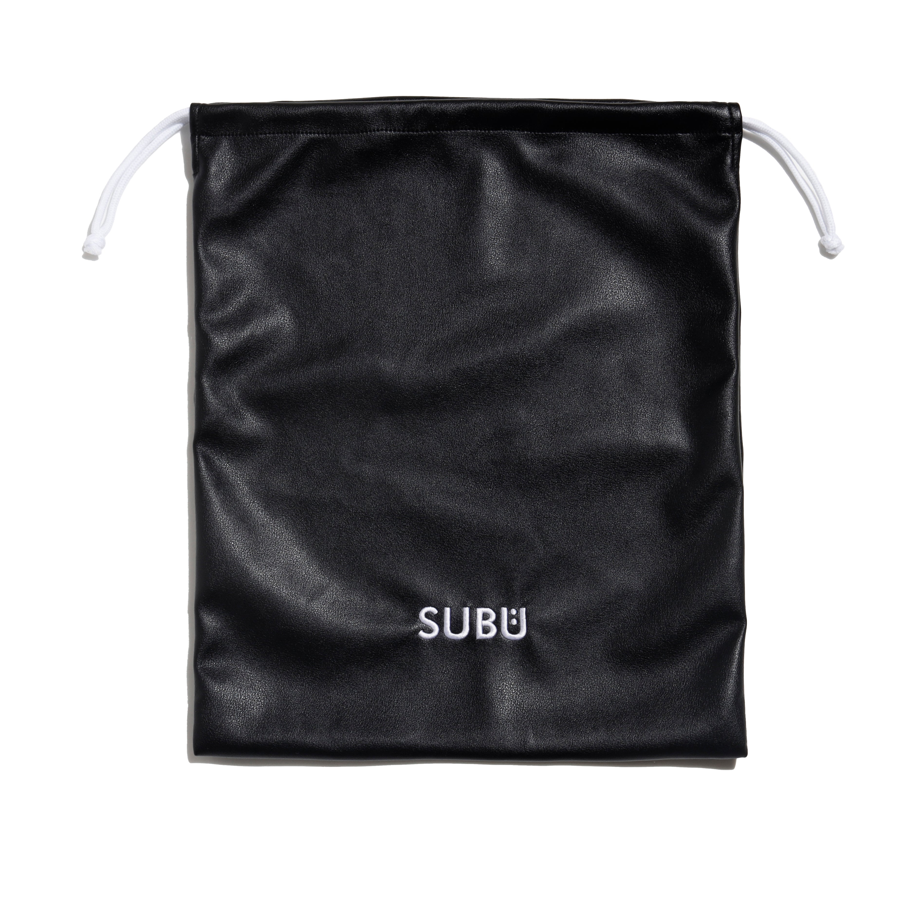 Subu Eco Leather Slippers Black
