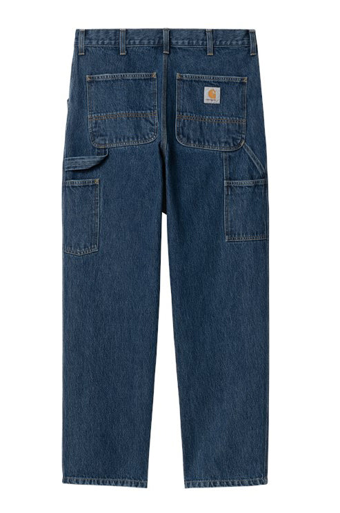 Single Knee Pant Blue Stone Washed