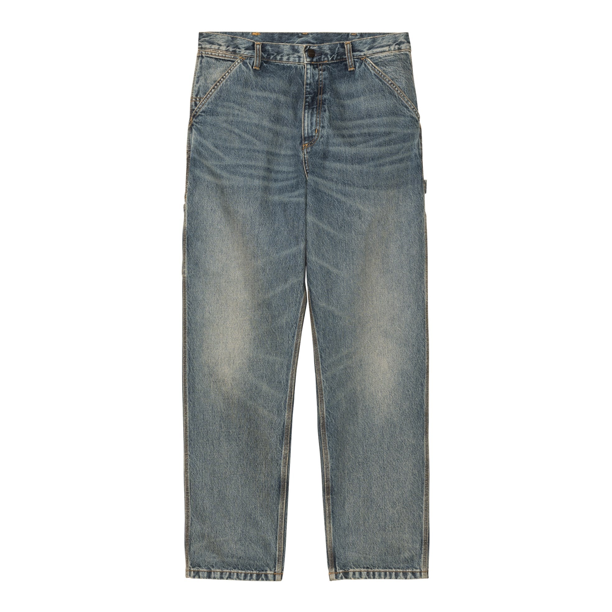 Single Knee Pant Smith Denim Blue Worn Used Wash
