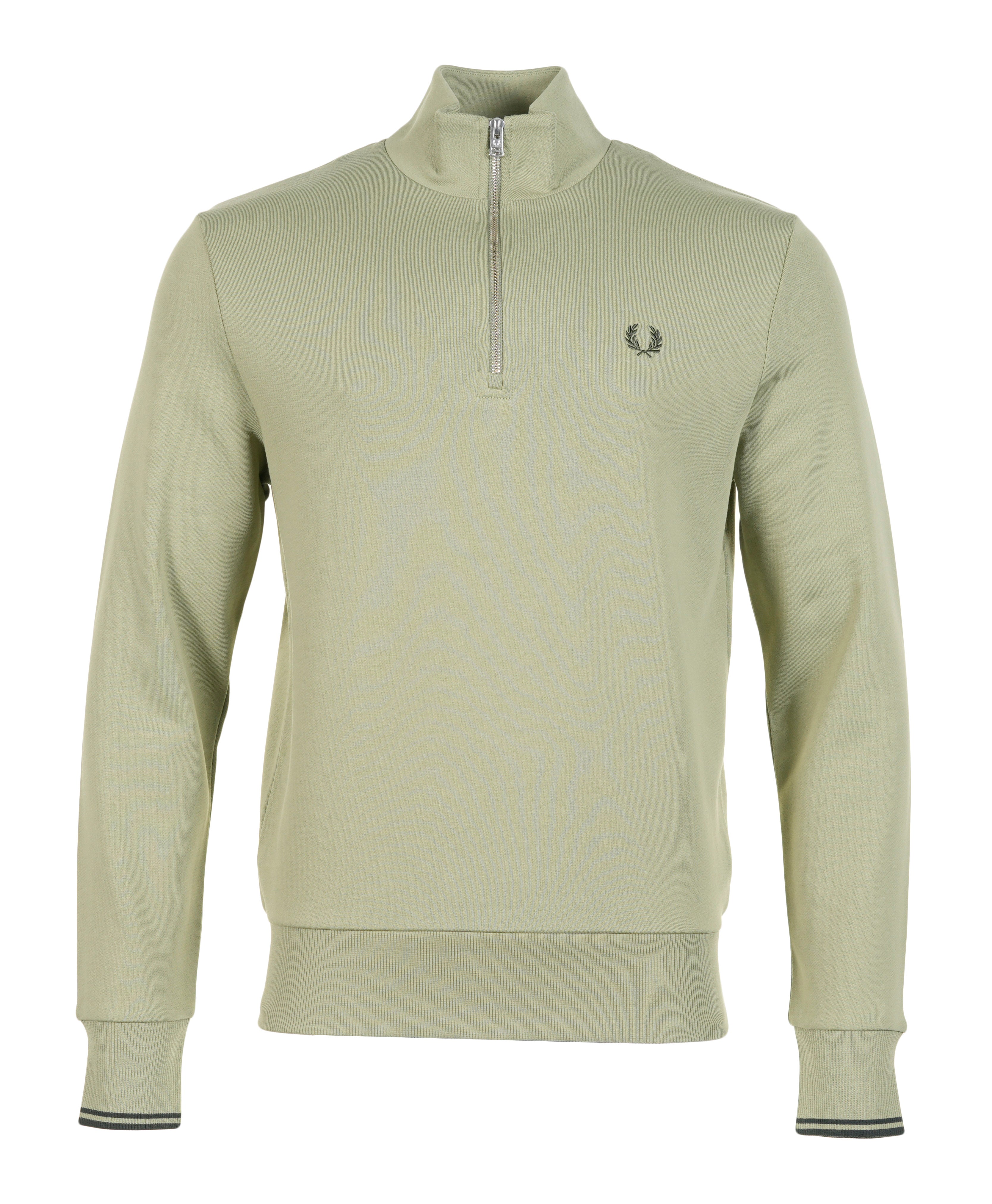 Half Zip Sweatshirt Olive Mint