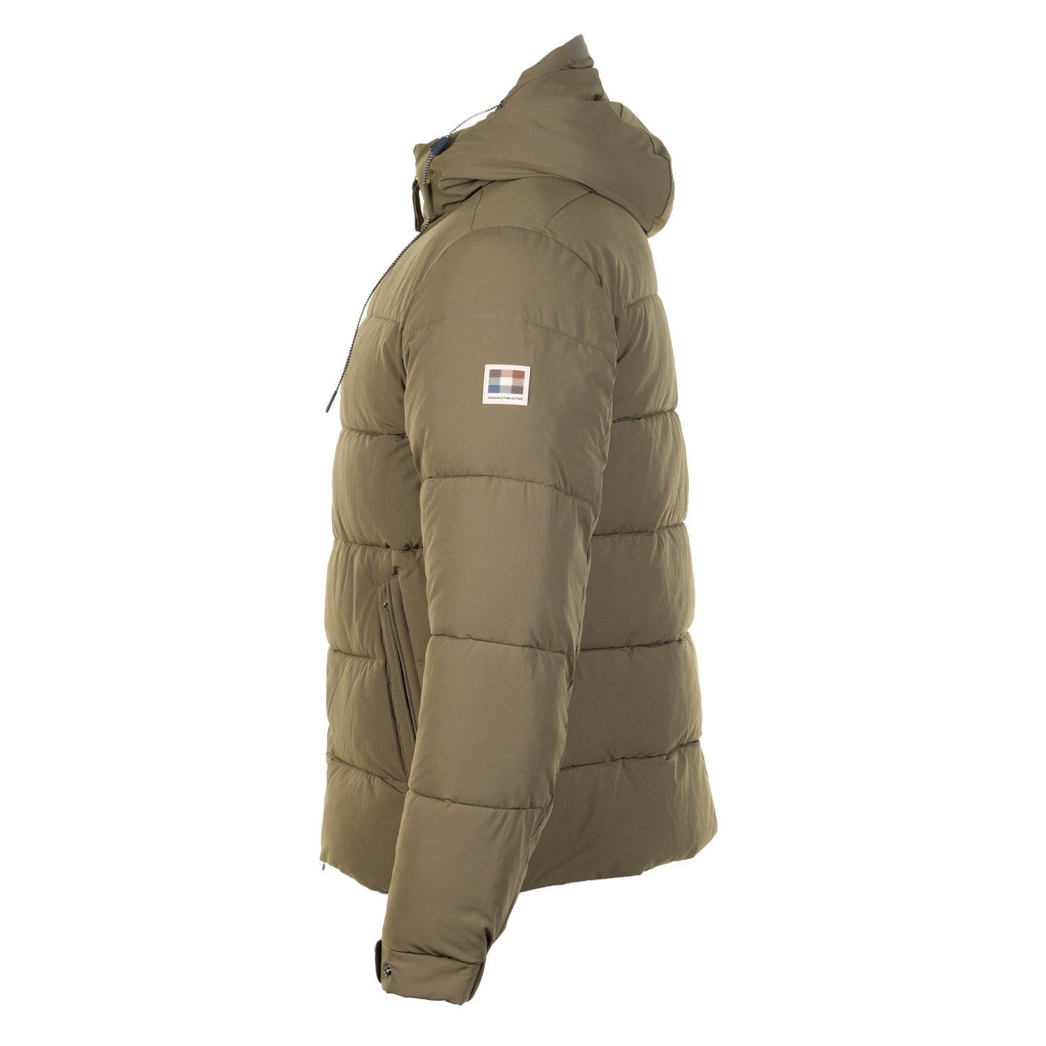 Active SP Hooded Puffer Jacket Army Green