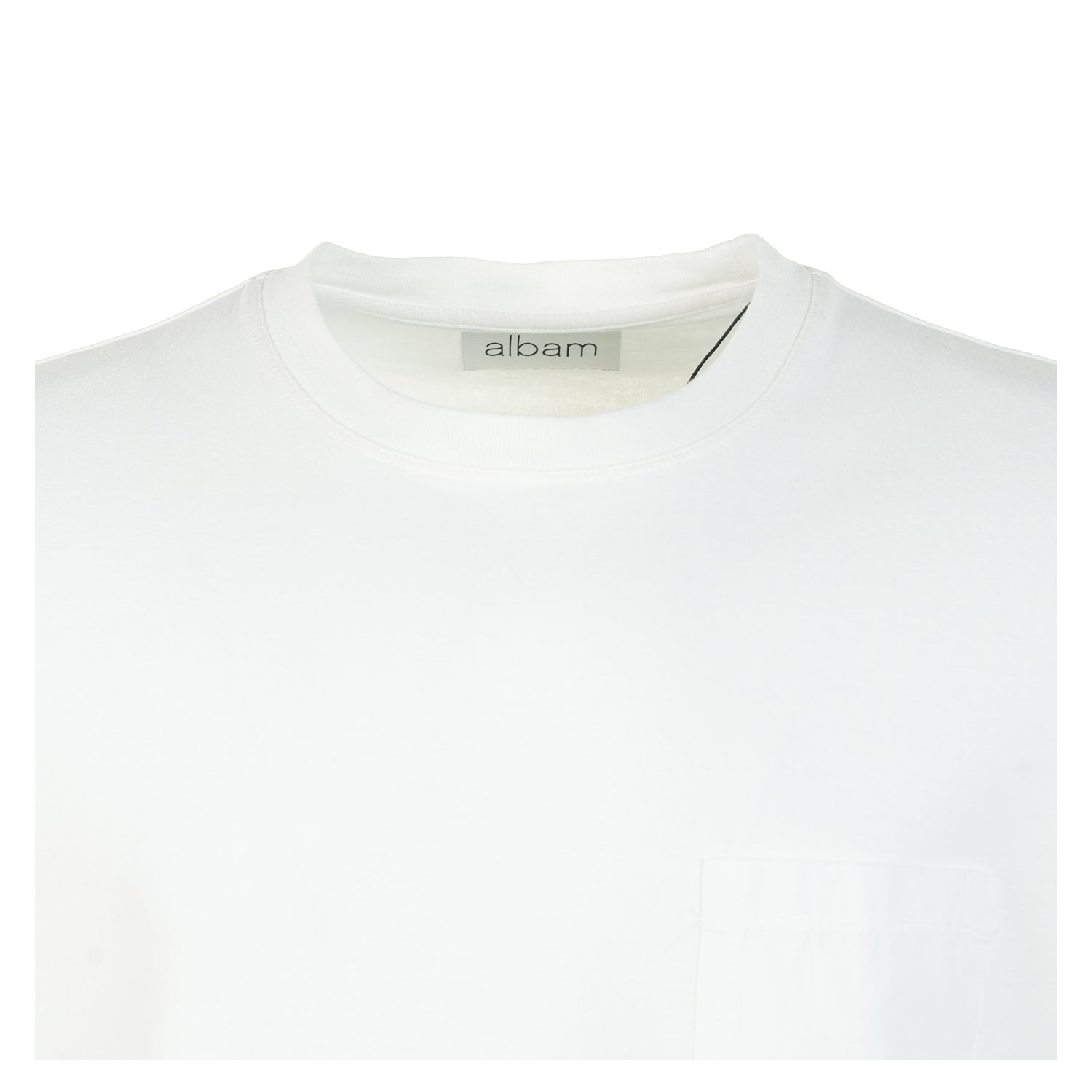 Woven Pocket Short Sleeve T Shirt White
