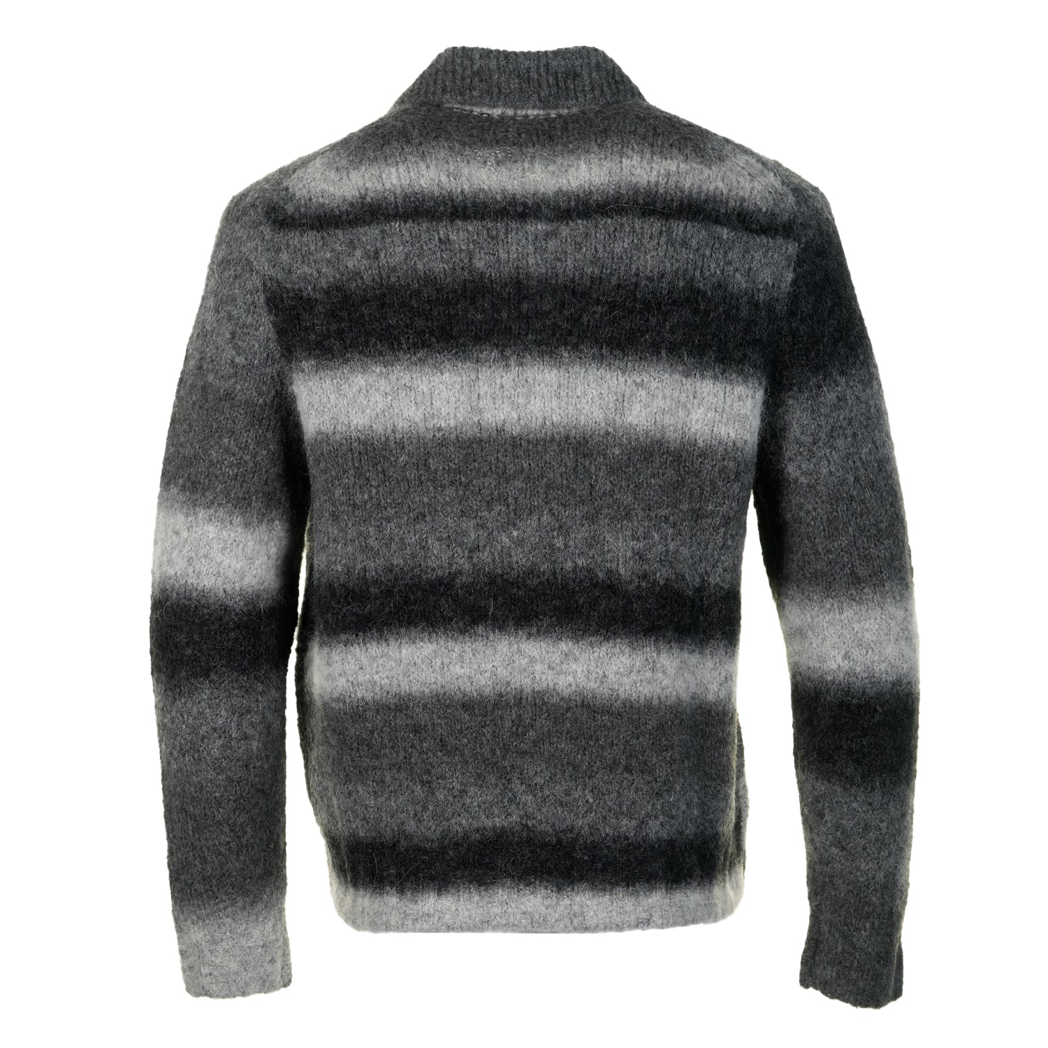 Erik Gradient Alpaca Wool Jacket Charcoal Melange