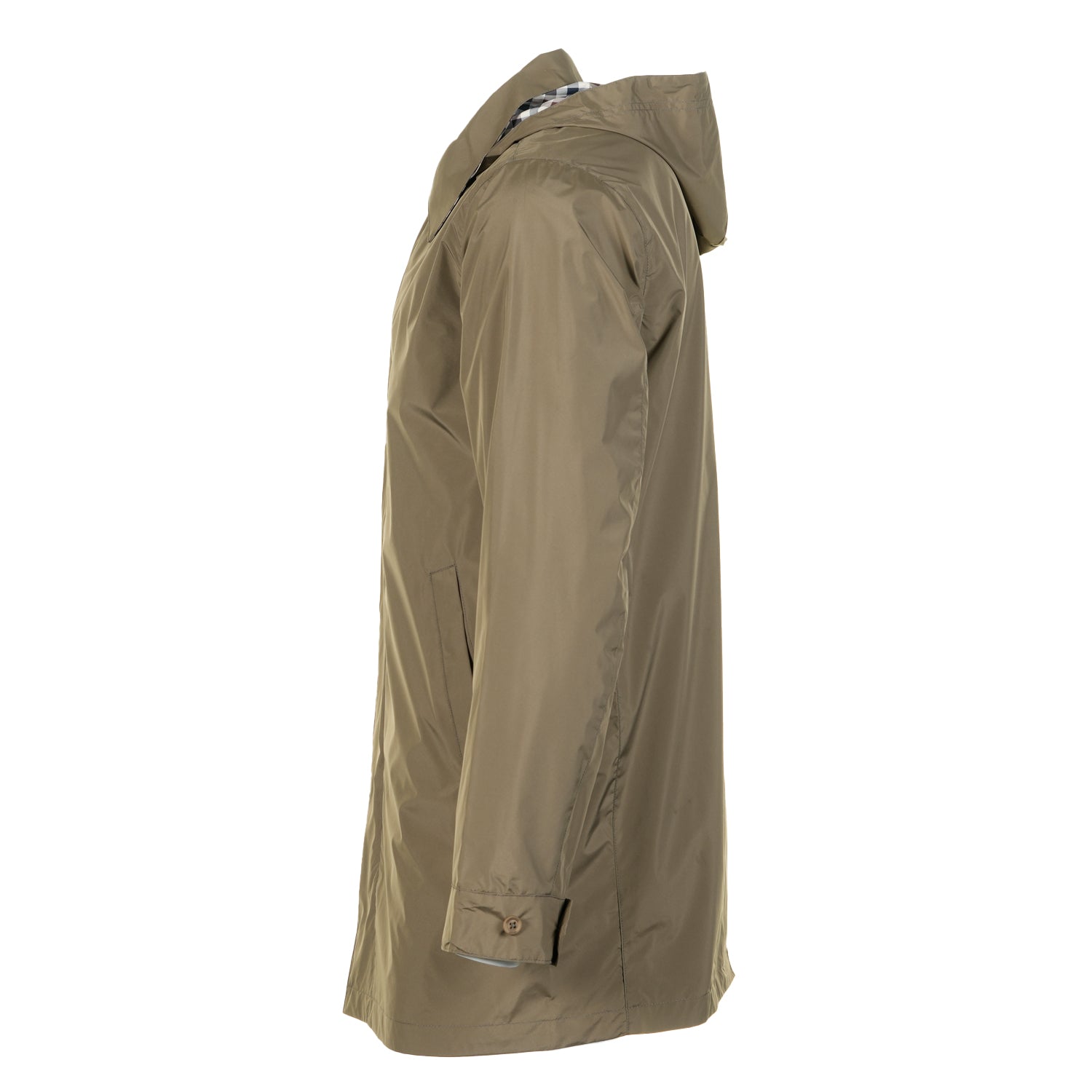 Active RLG Packable Trench Coat Army Green