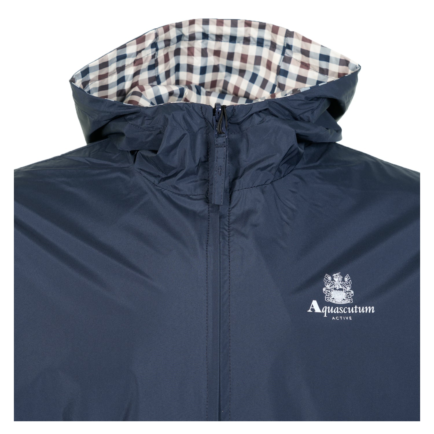 Reversible Active Hooded Sailor Windrunner Jacket Navy