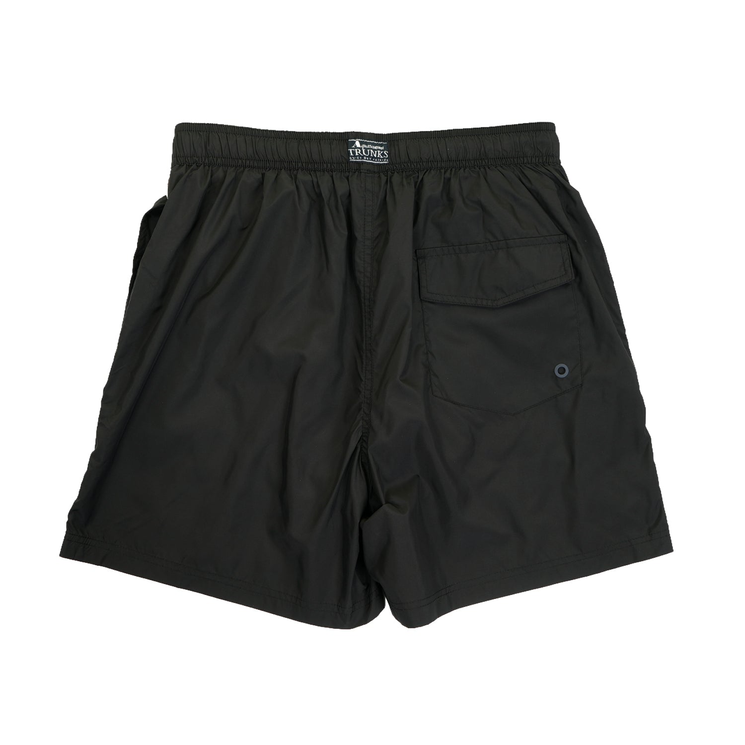 Club Check Piping Beach Shorts Black