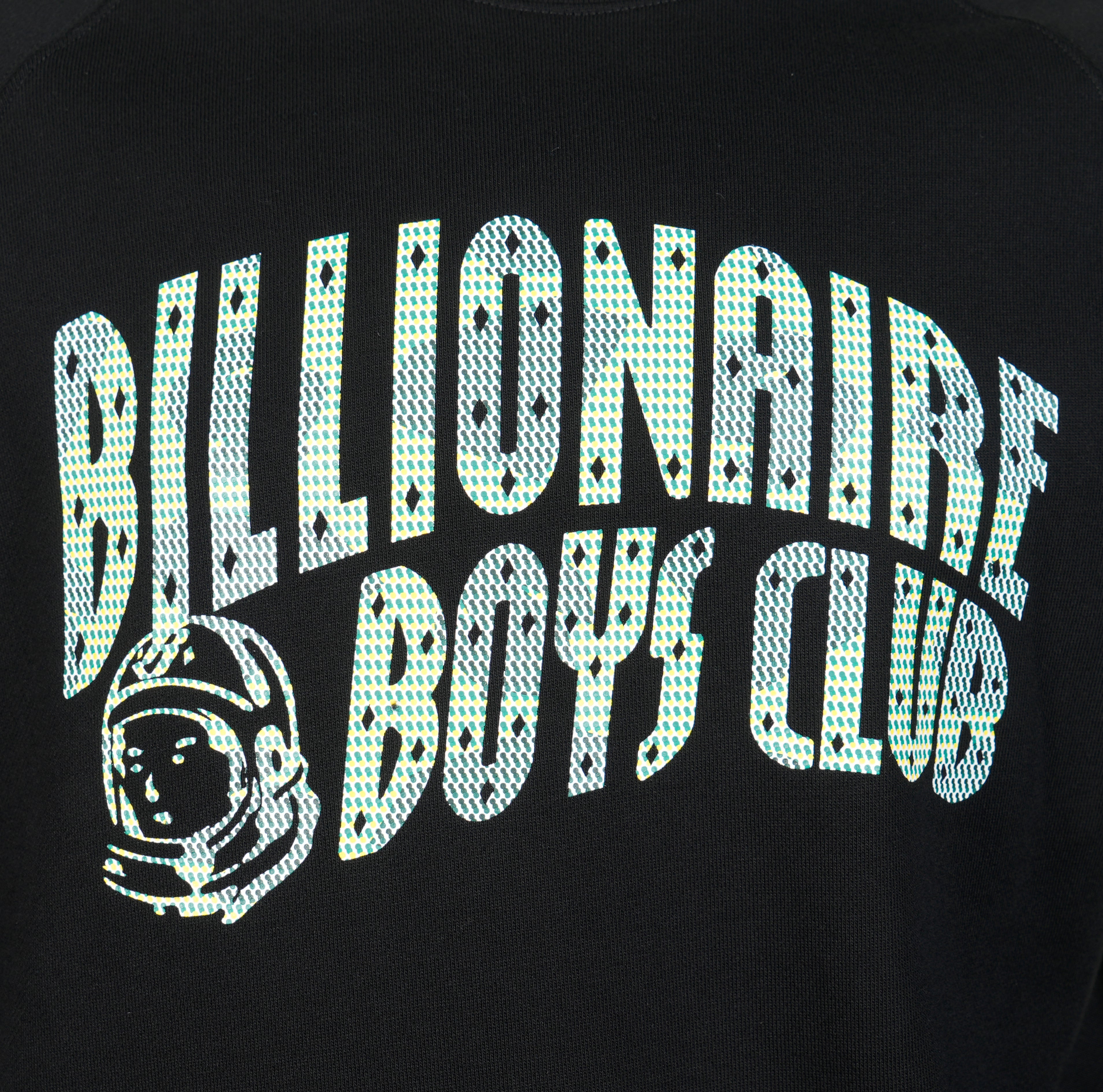 Tri tone Arch Logo Crewneck Sweatshirt Black