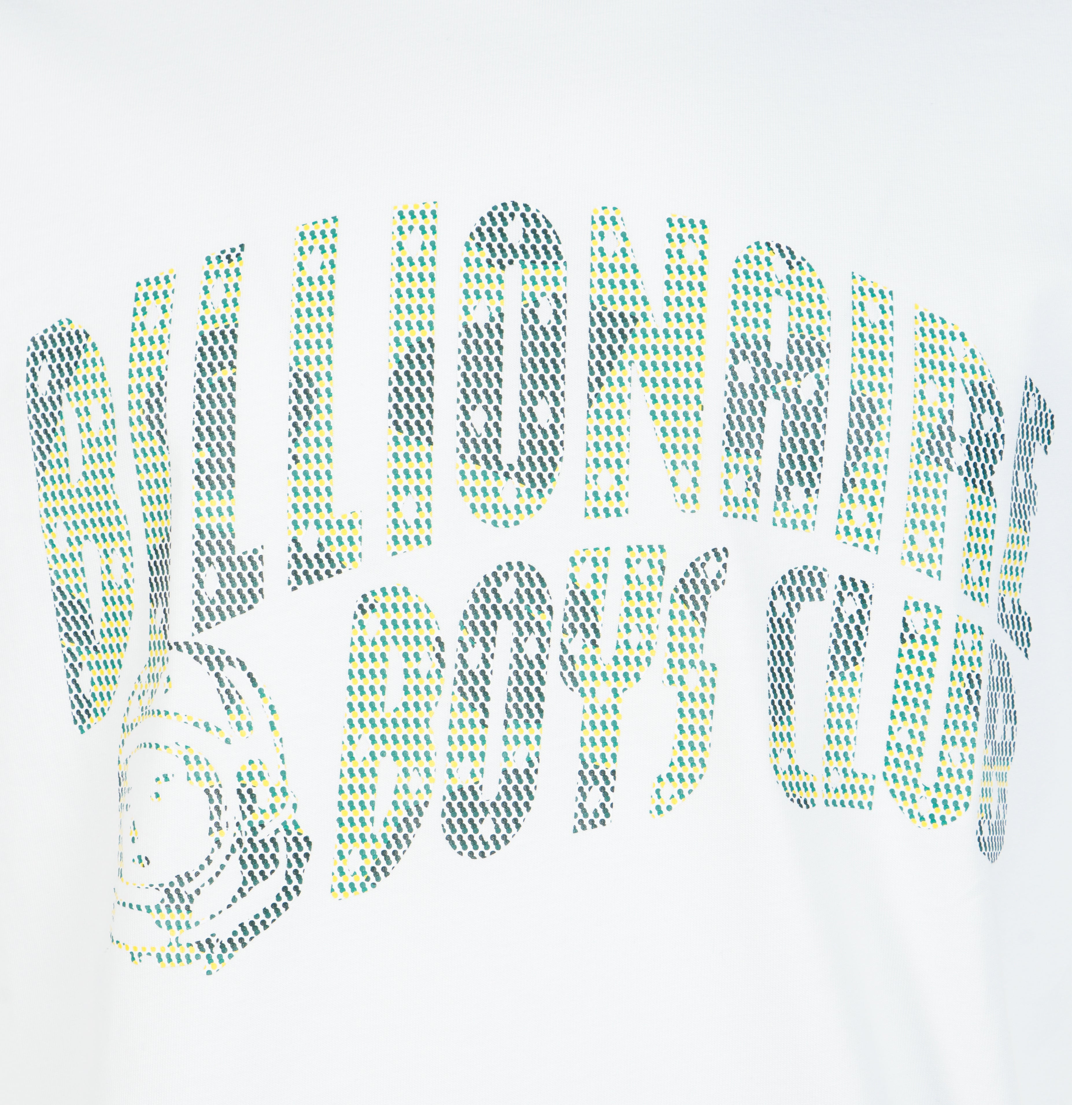 Billionaire Boys Club logo on white tee