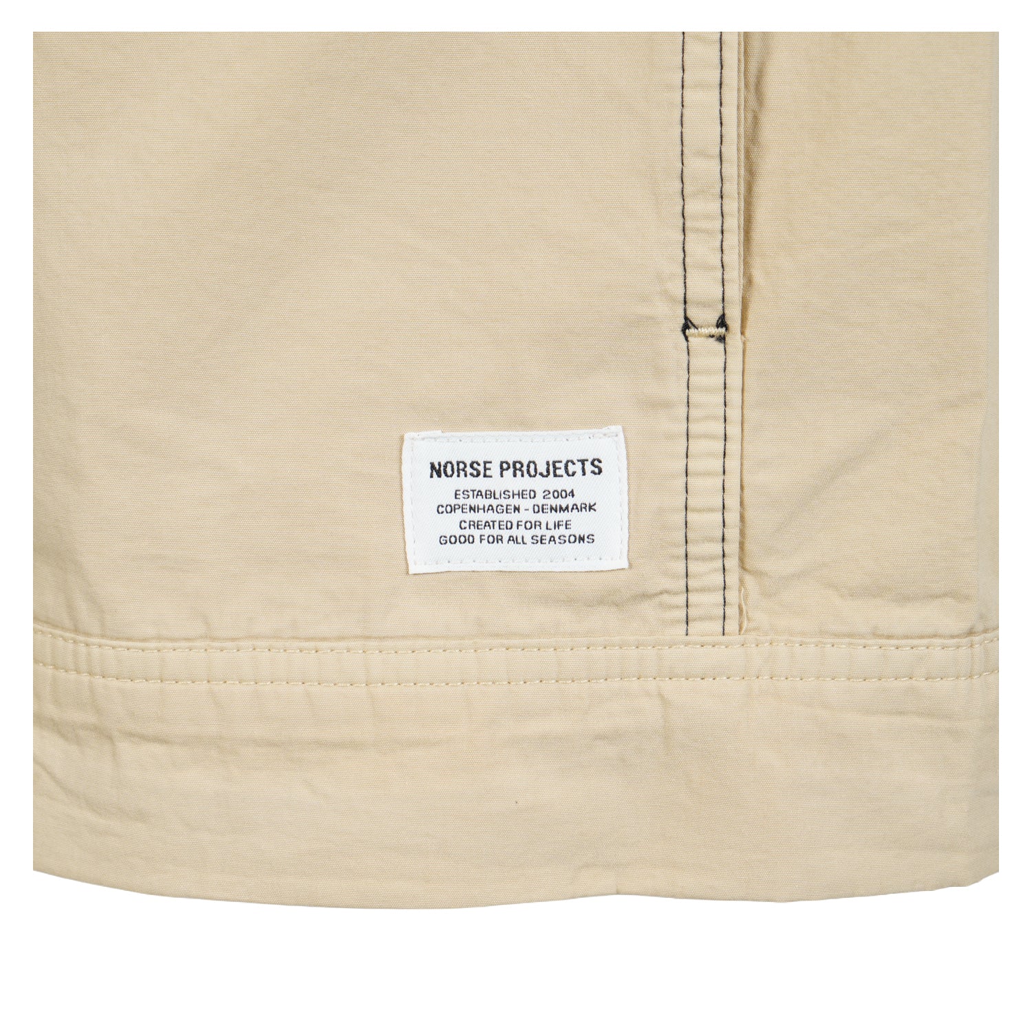Arresskov Compact Cotton Overshirt Utility Khaki