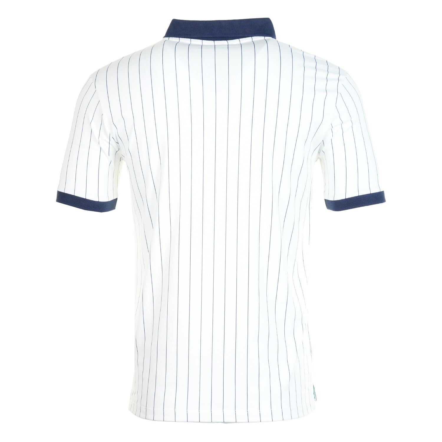 BB1 Classic Vintage Striped Polo Shirt White Green Navy