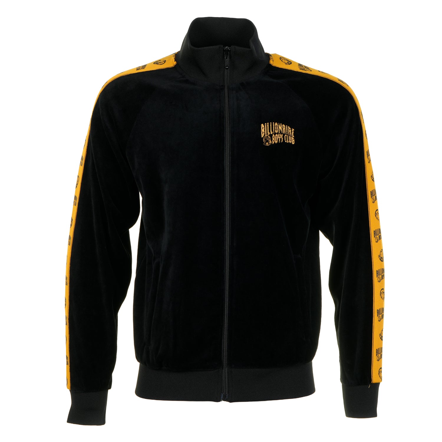 Logo Taped Velour Track Top Black