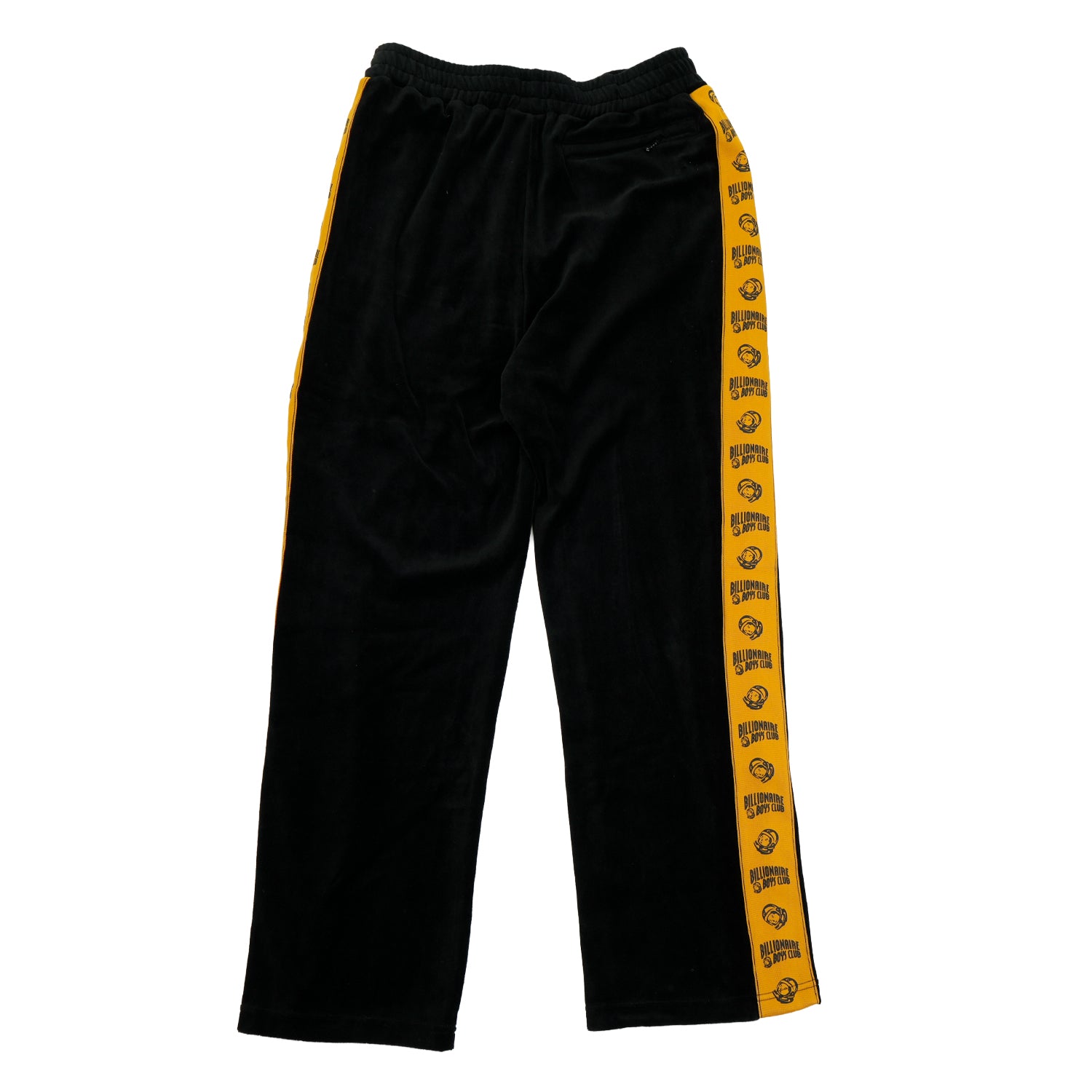 Logo Taped Velour Track Pants Black