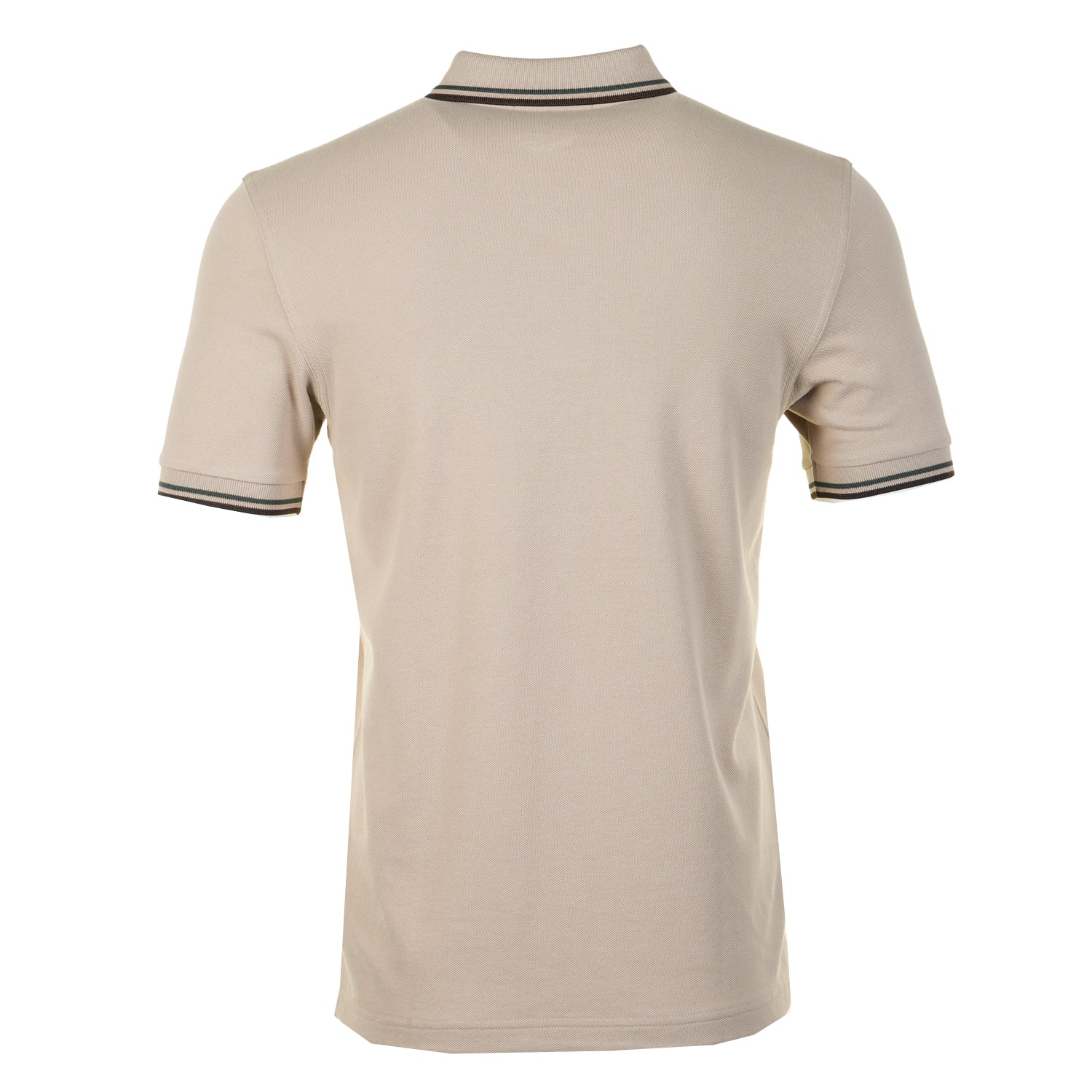 Short Sleeve Twin Tipped Polo Shirt Warm Oat
