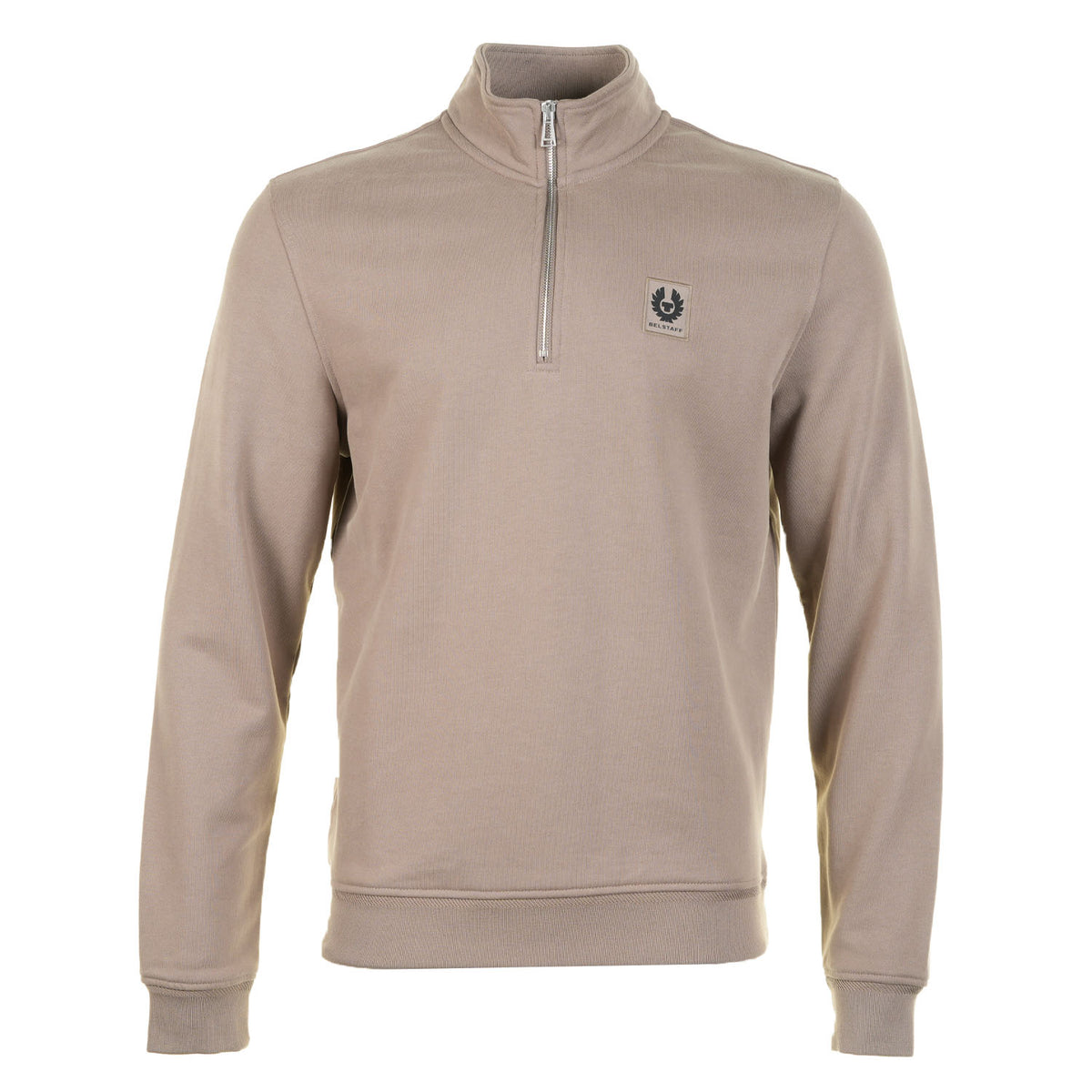 Quarter Zip Sweatshirt Dusty Taupe