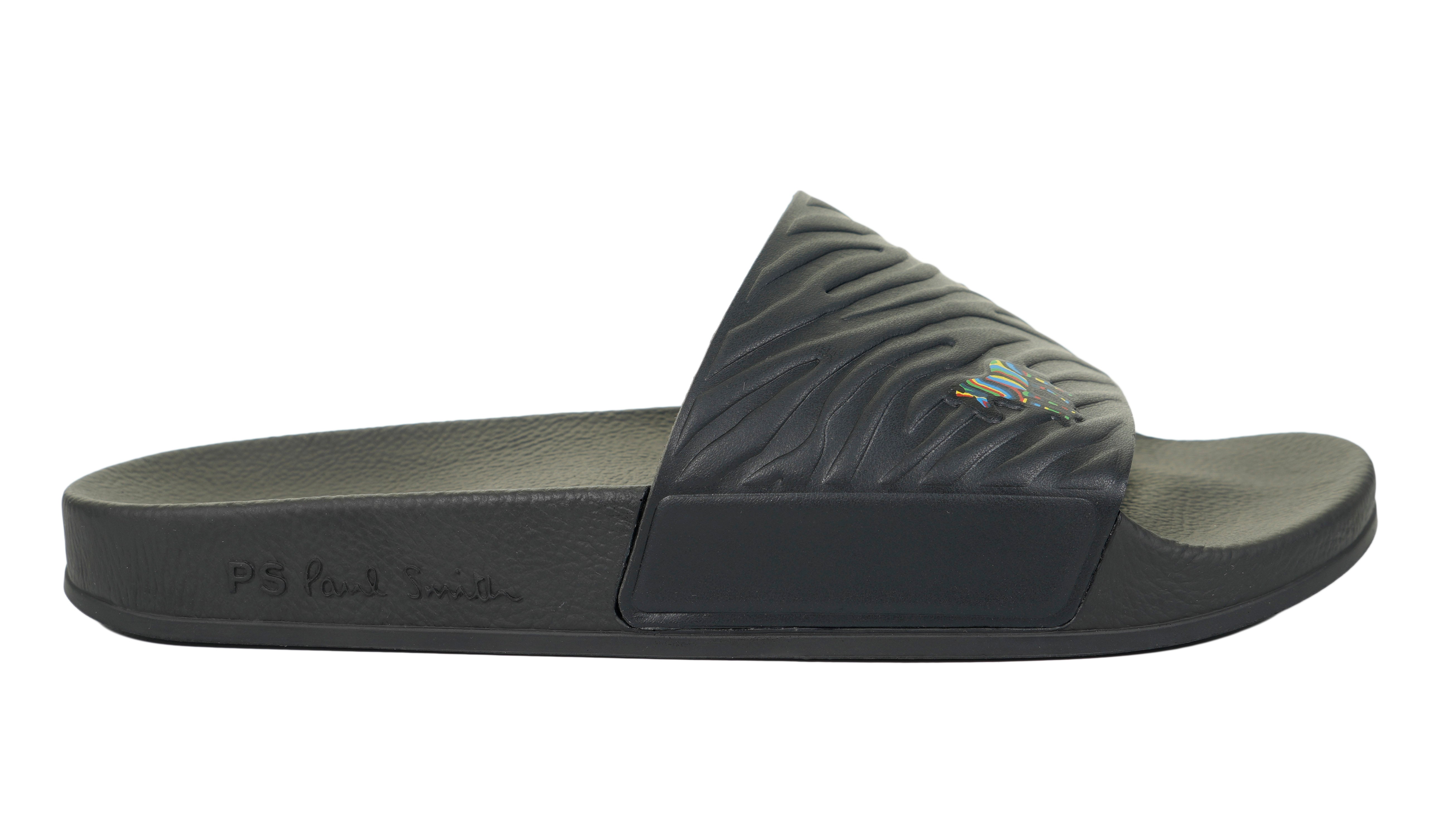 Zed Sliders Zebra Black