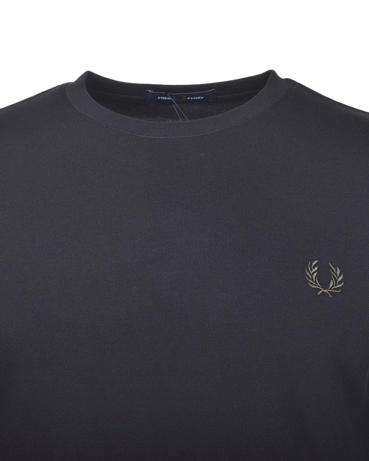 Striped Cuff T Shirt Black Yellow