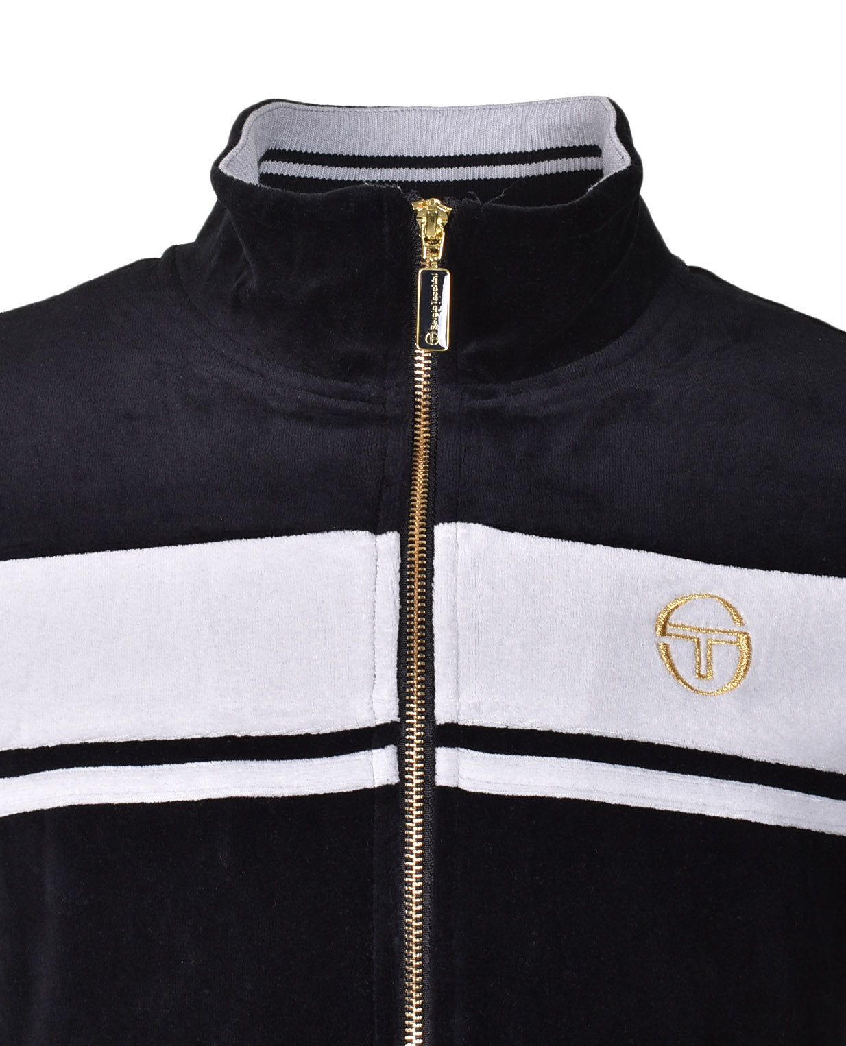 Damarind Velour Track Top Black