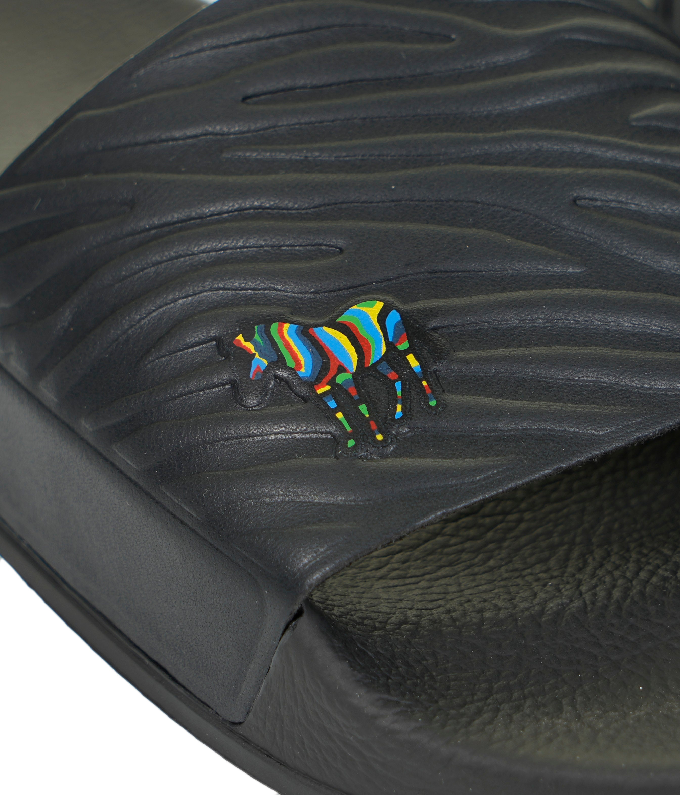 Zed Sliders Zebra Black