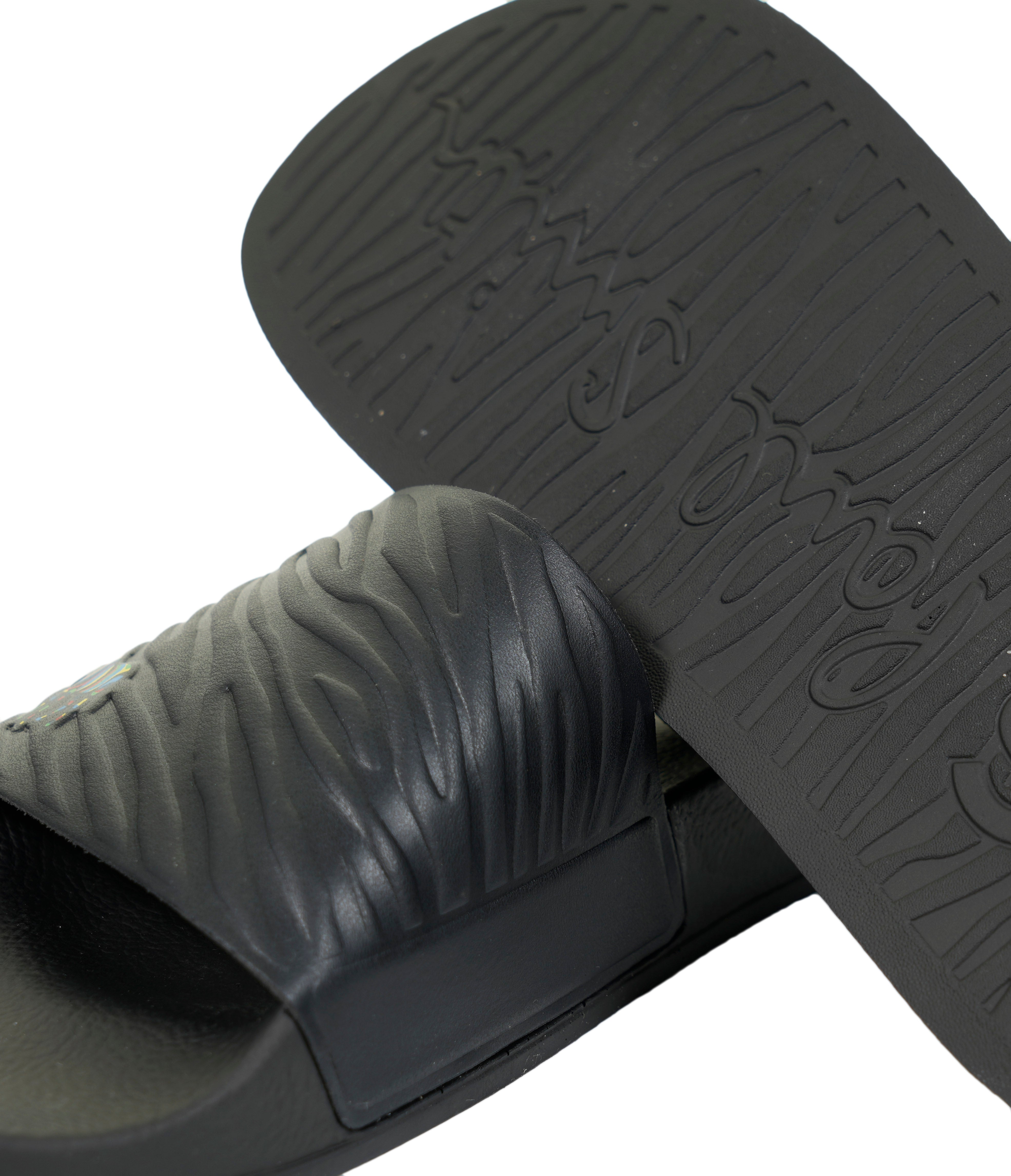 Zed Sliders Zebra Black