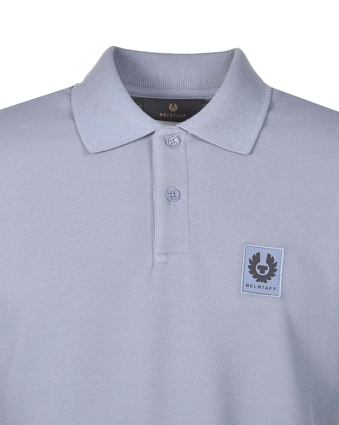 neckline of belstaff polo shirt