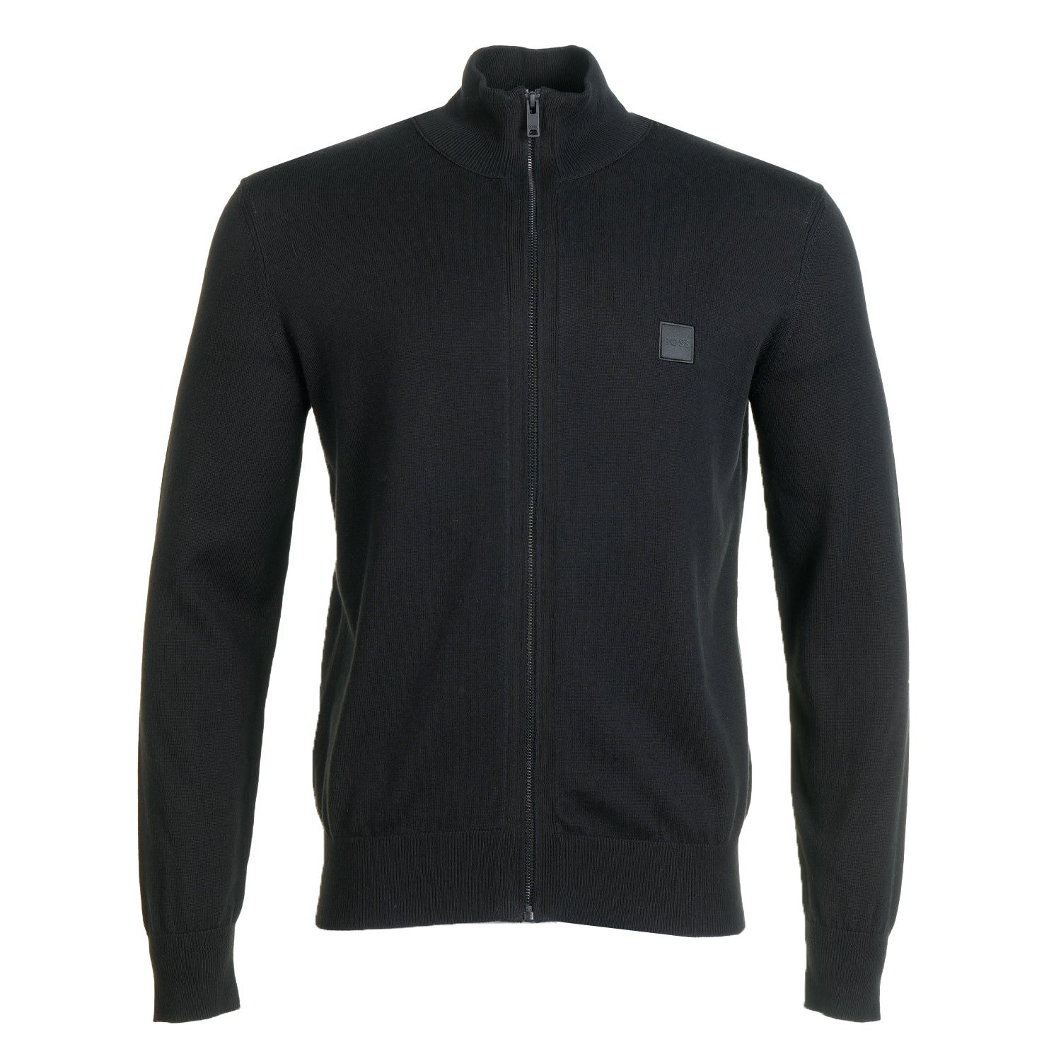 Kanozip Knitted Cardigan Jacket Black