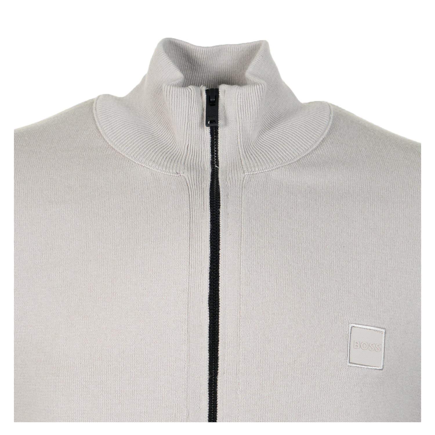 Kanozip Knitted Cardigan Jacket Light Beige