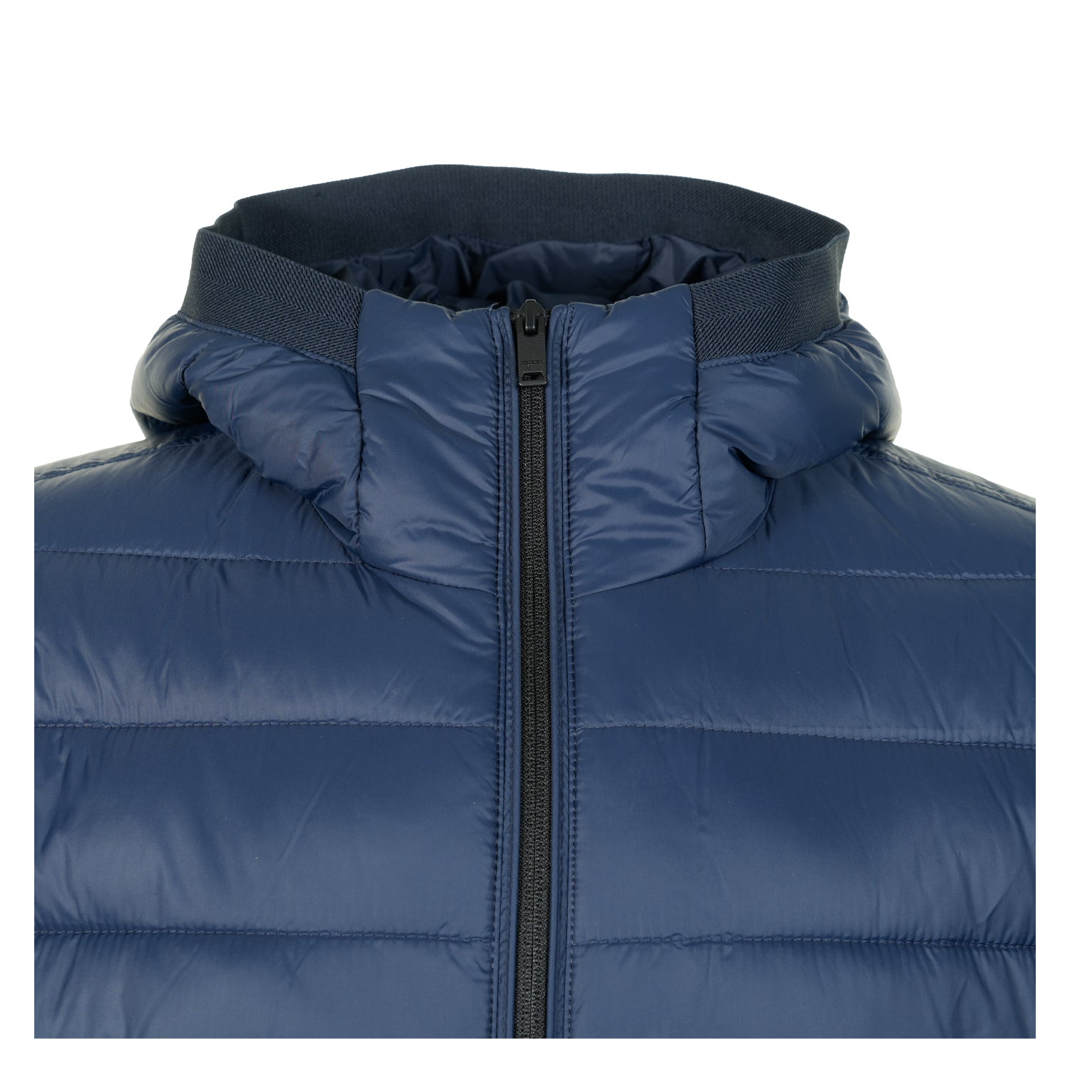 Odennis Full Zip Hooded Padded Jacket Dark Blue