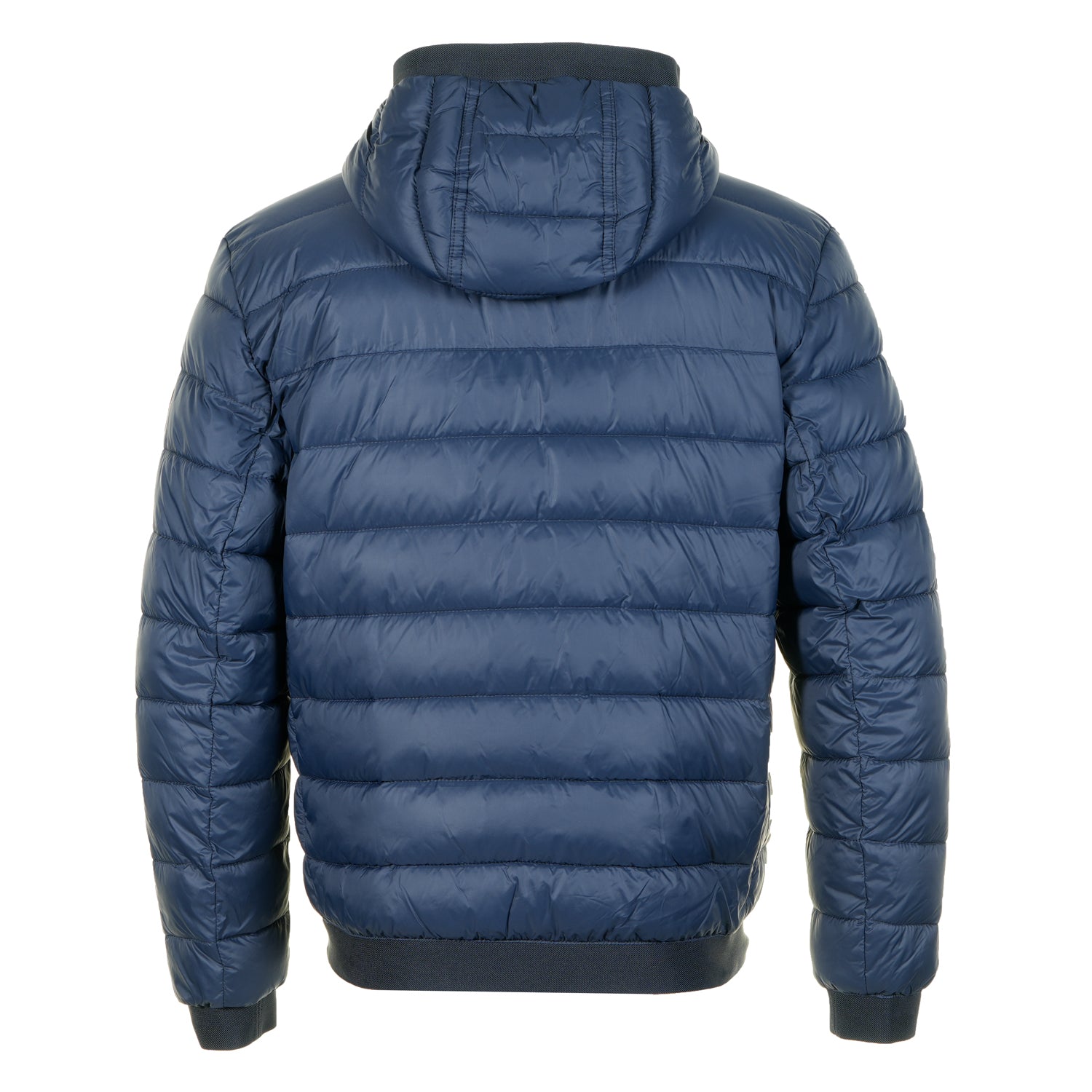 Odennis Full Zip Hooded Padded Jacket Dark Blue