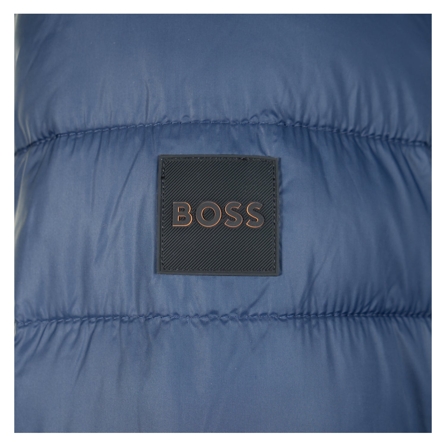 Odennis Full Zip Hooded Padded Jacket Dark Blue