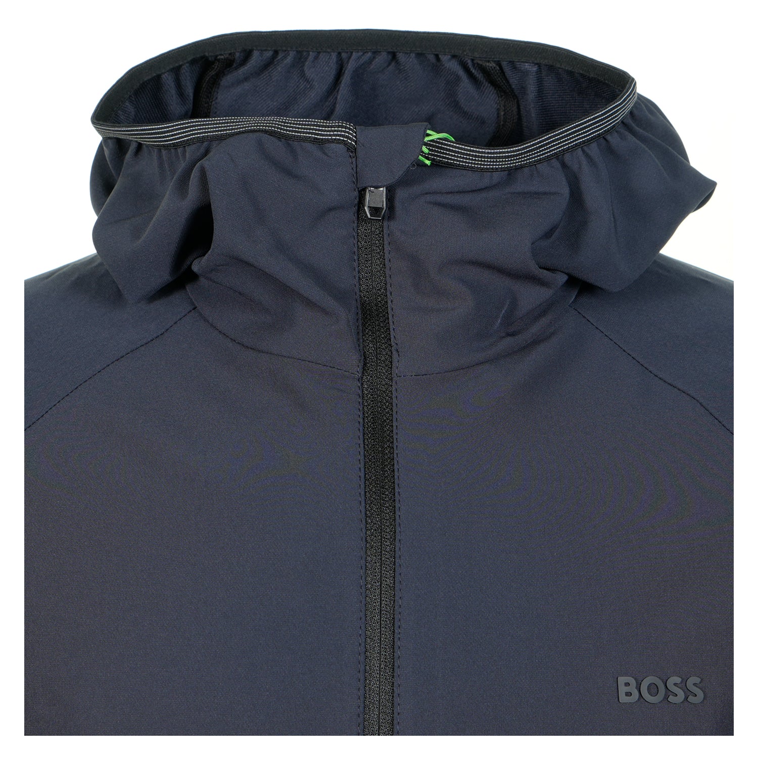 L Commuter Hooded Track Jacket Dark Blue