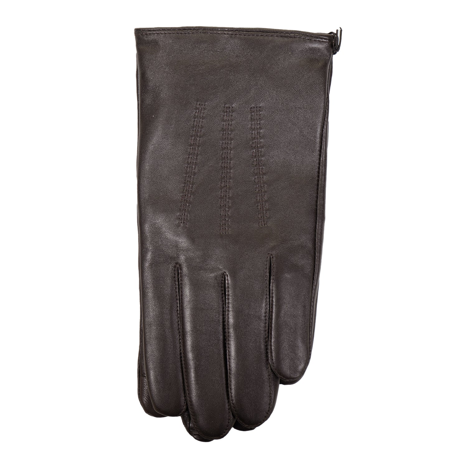 Mens Hainz Leather Gloves Medium Brown