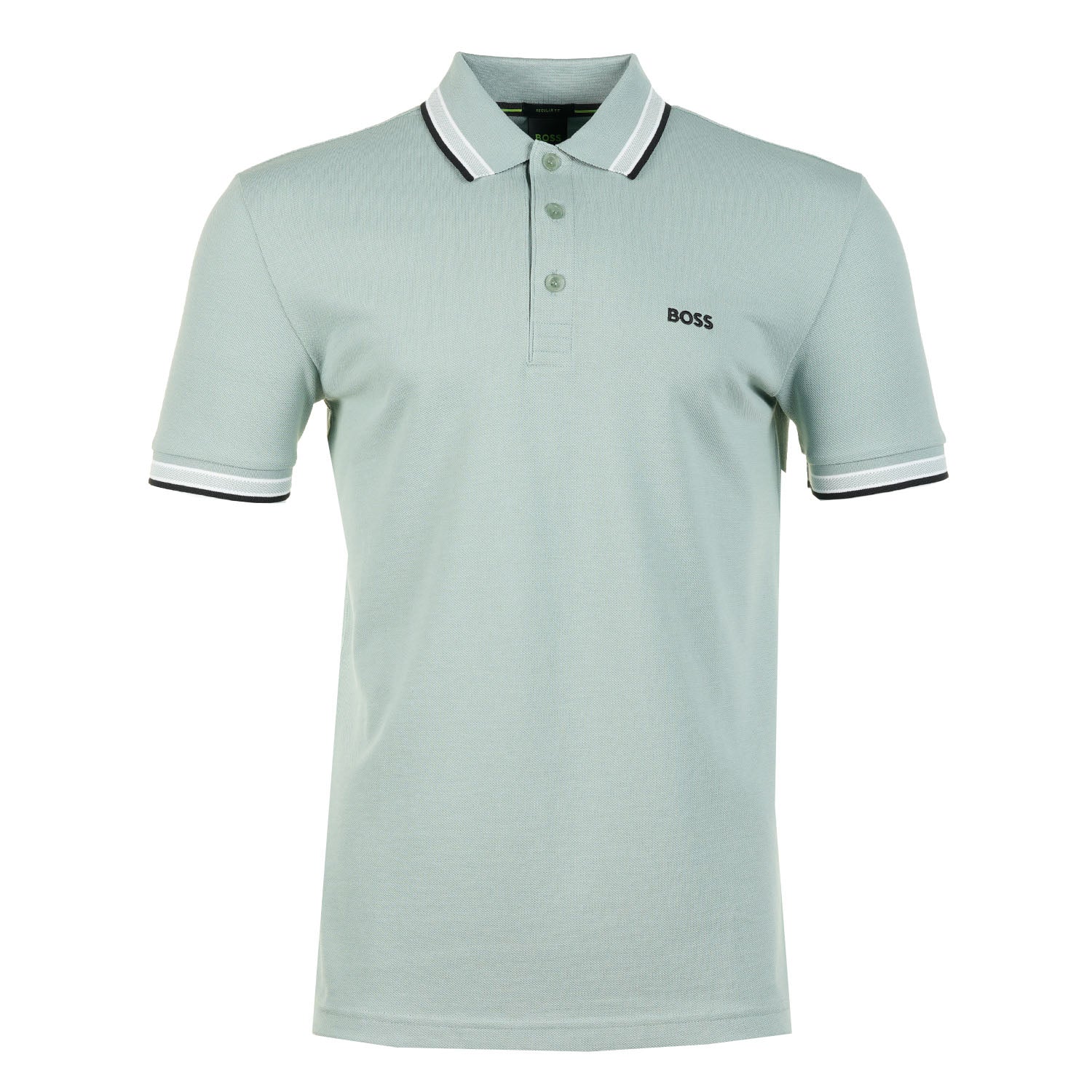 Boss Green Paddy Short Sleeve Polo Shirt 360 Open Green