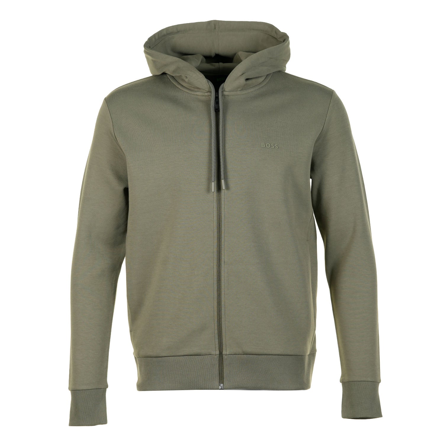 Saggy Full Zip Hoody 257 Dark Beige
