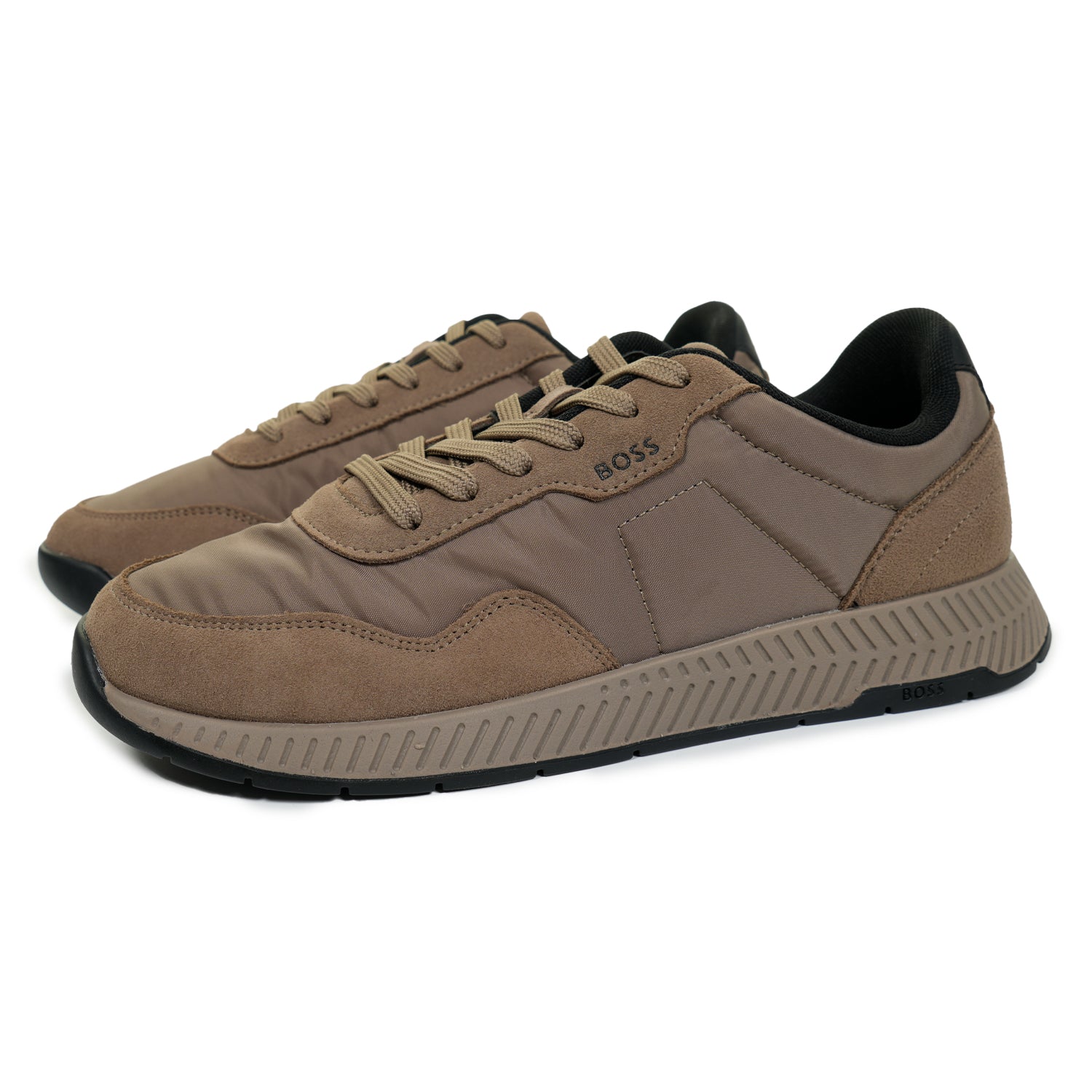 Titanium Runn Trainer Dark Beige