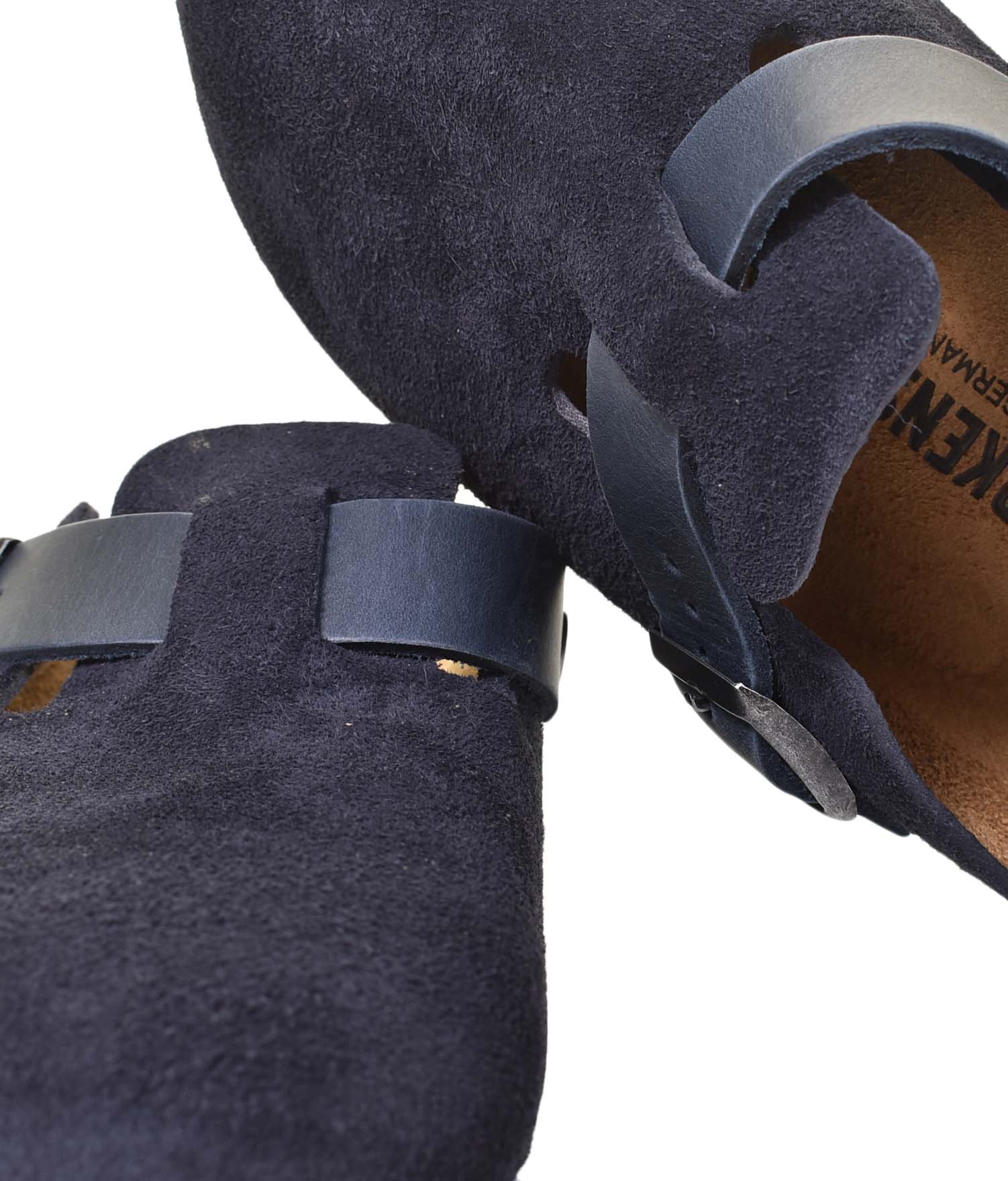 Boston BS Narrow Fit Suede Midnight Blue