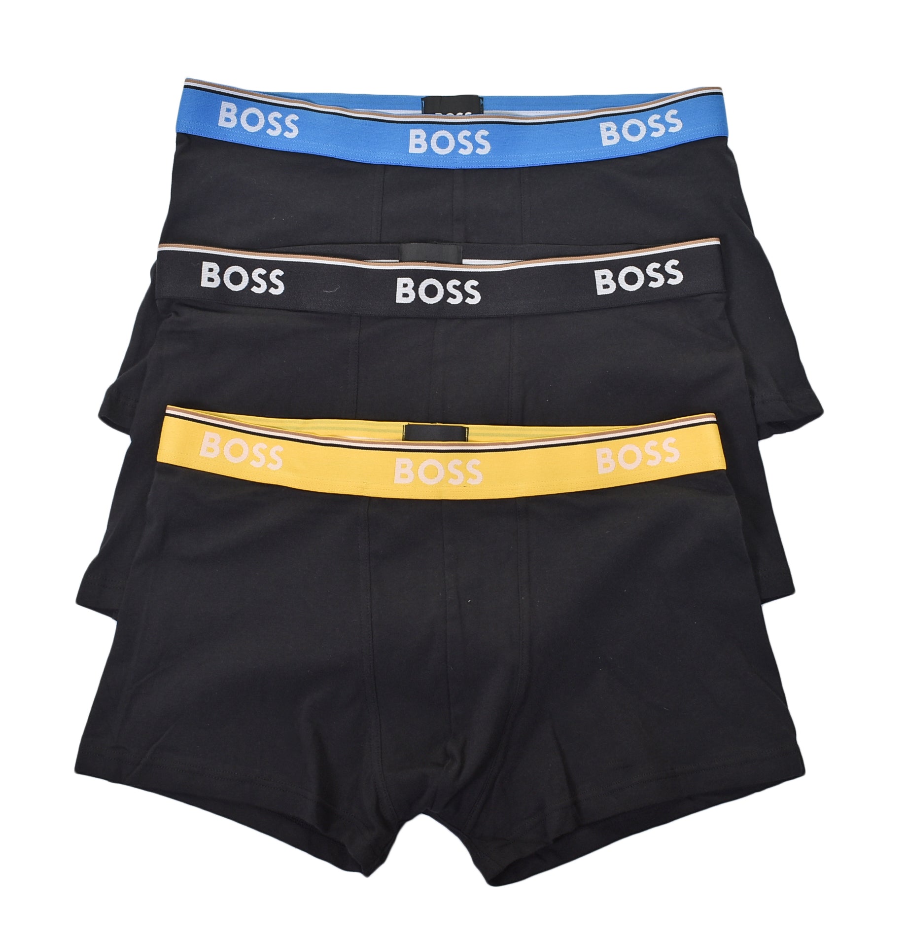 3 Pack Power Trunk Boxers Black Multi