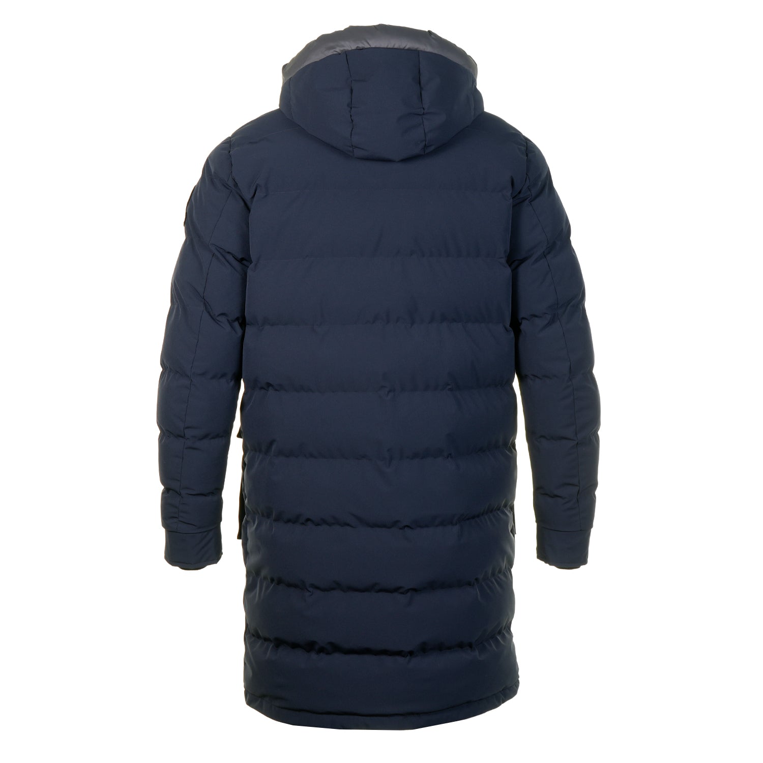 Branksome Long Puffer Jacket Navy