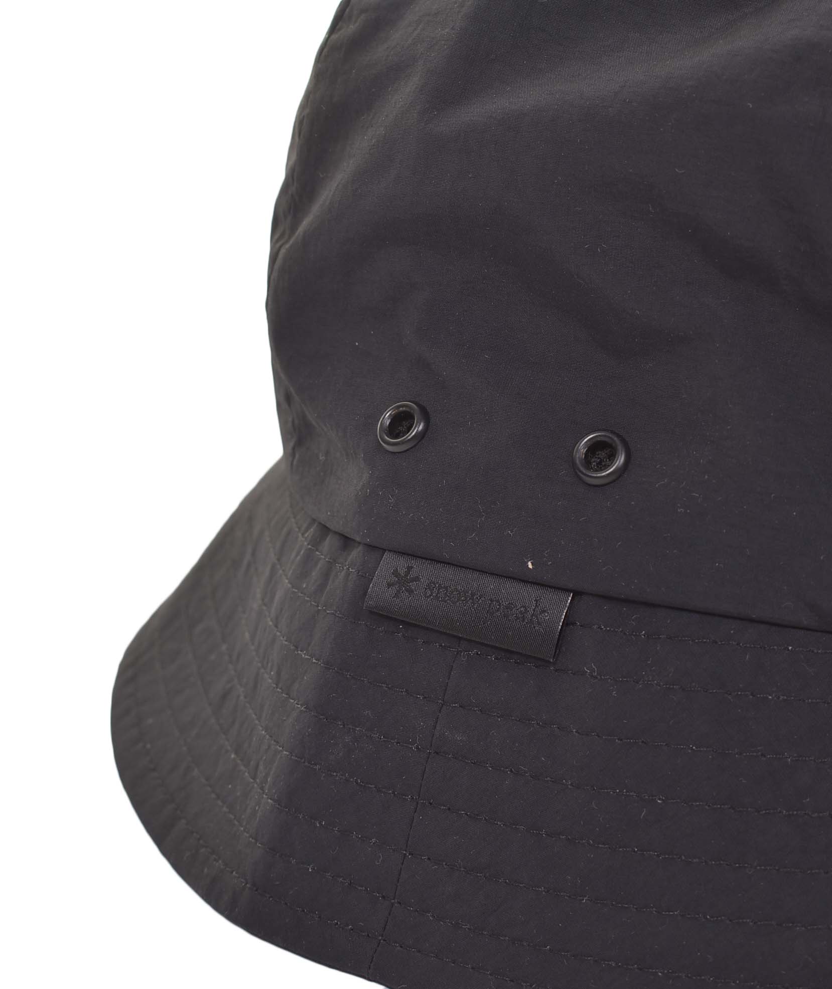 Nylon Tussah Bucket Hat Black