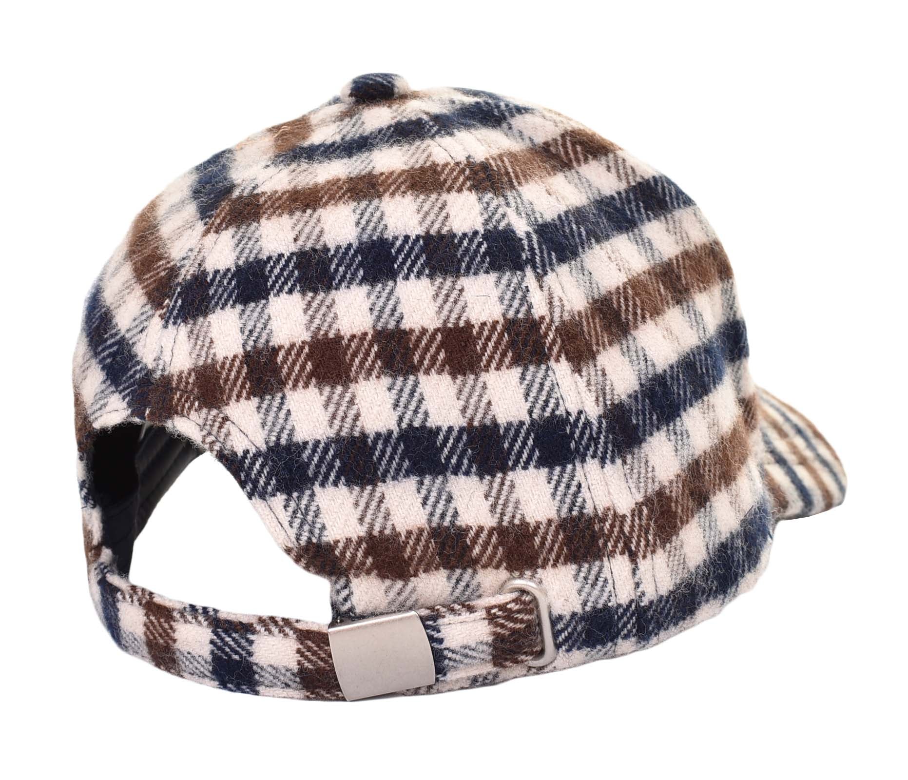 Rear of Aquascutum Check Cap
